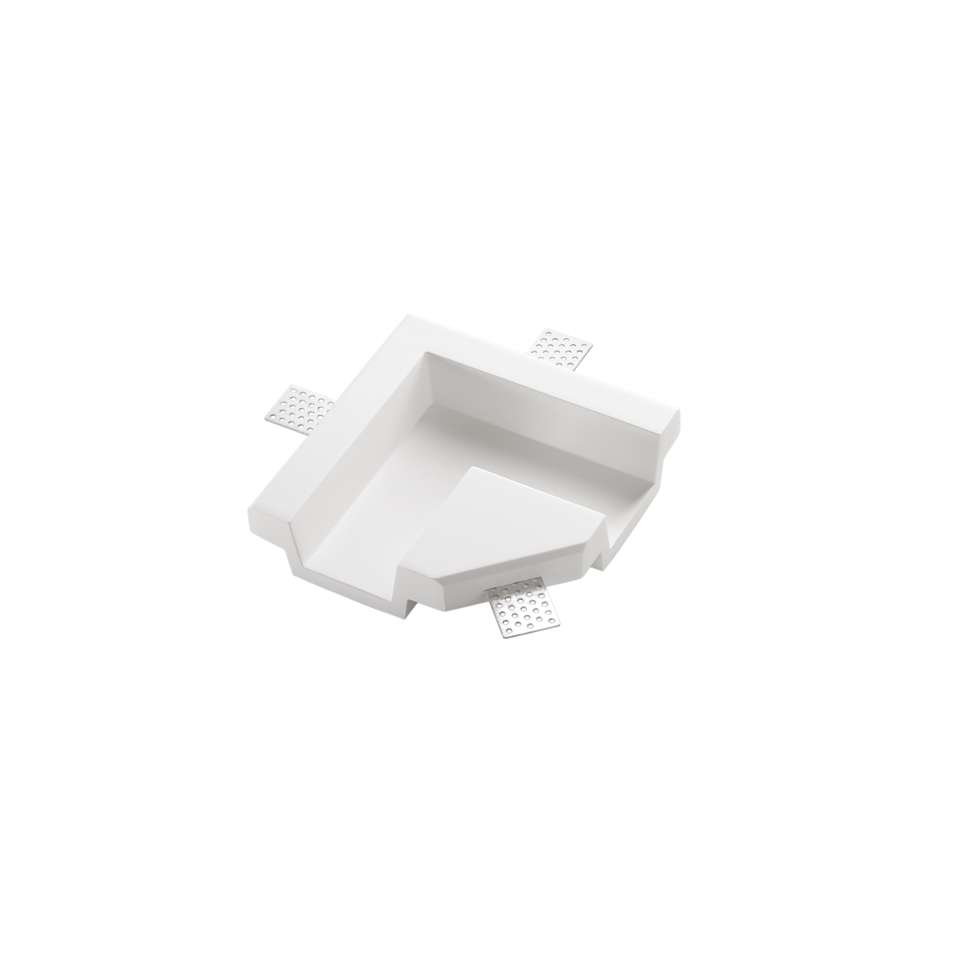 INCASSO A ELLE SKILIFT BIANCO 16X16X4,5CM - Intec