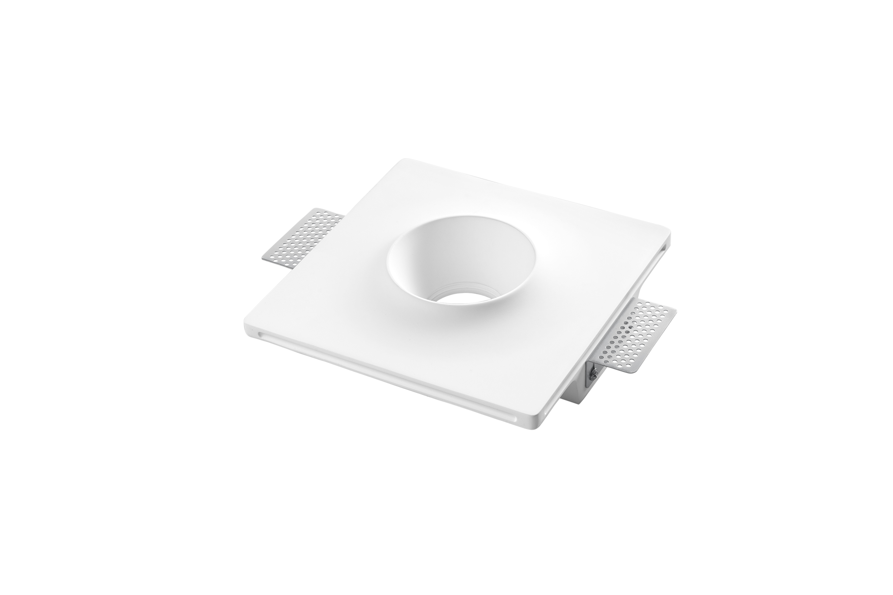 INCASSO SPLASH IN GESSO 1XGU10 200X200X45MM - INTEC
