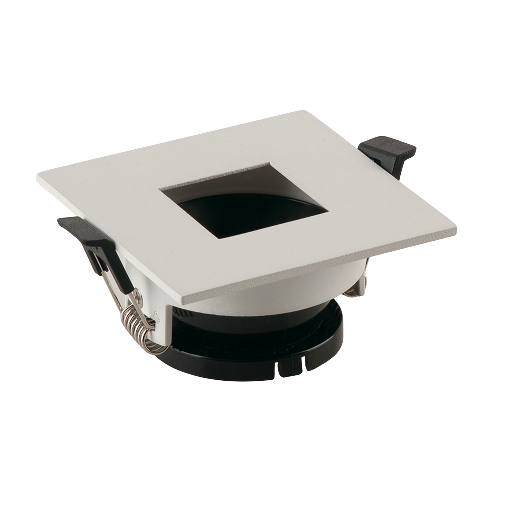 FARETTO A INCASSO STENOS ORIENTABILE BIANCO QUADRATO FORO QUADRATO 8,5X8,5X4,2CM - Intec