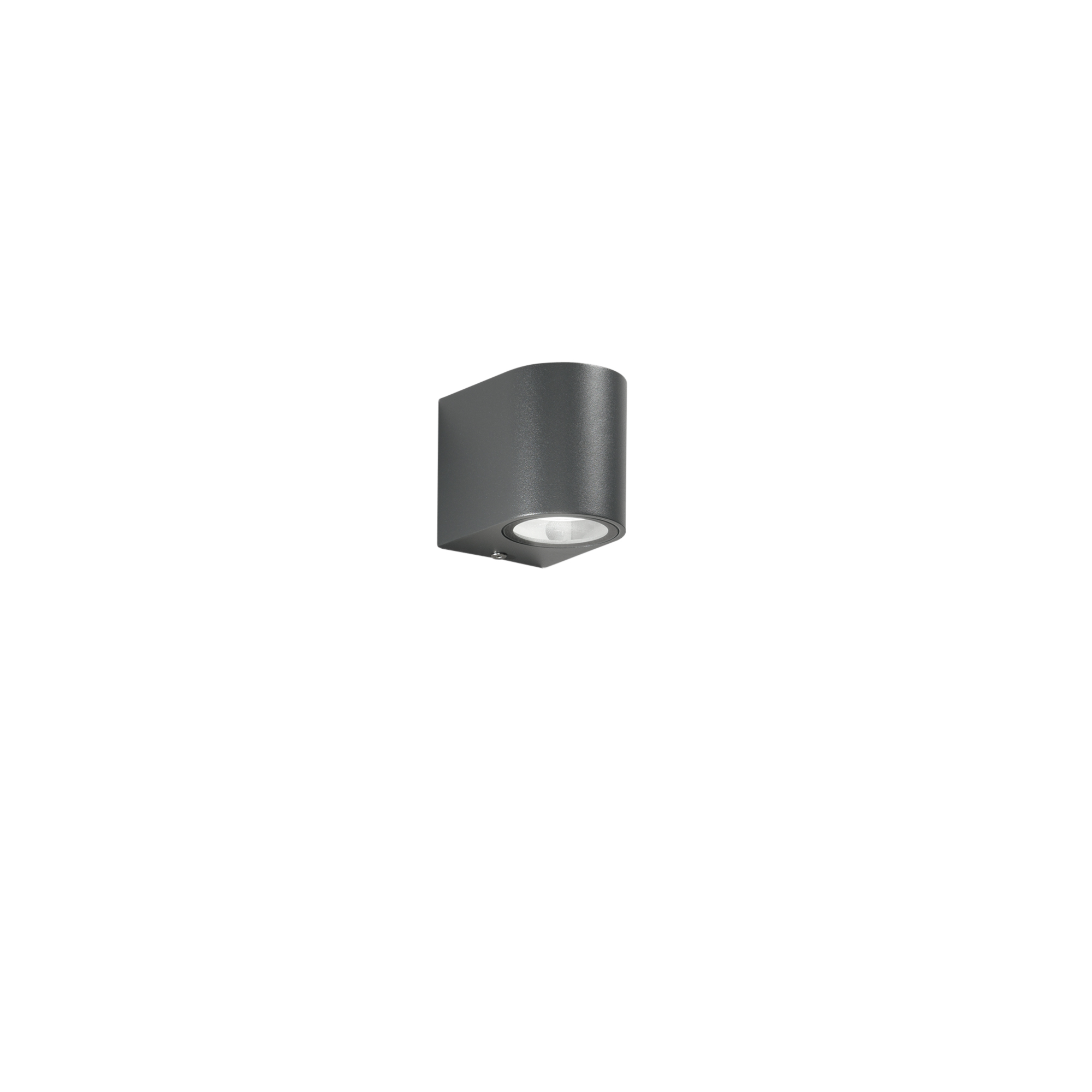 ONE outdoor wall light in anthracite aluminum 8 cm IP54 - Intec