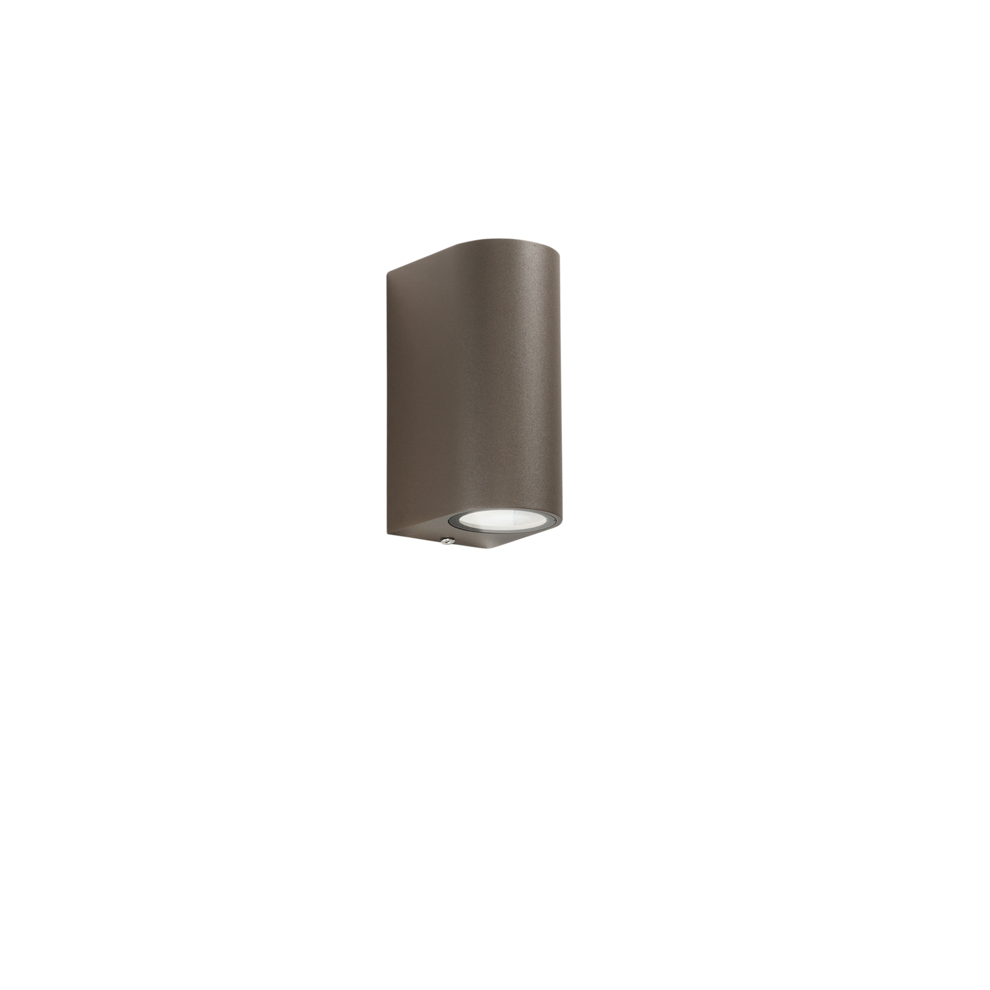 ONE outdoor wall light in bronze aluminum dual-emission 13 cm IP54 - Intec