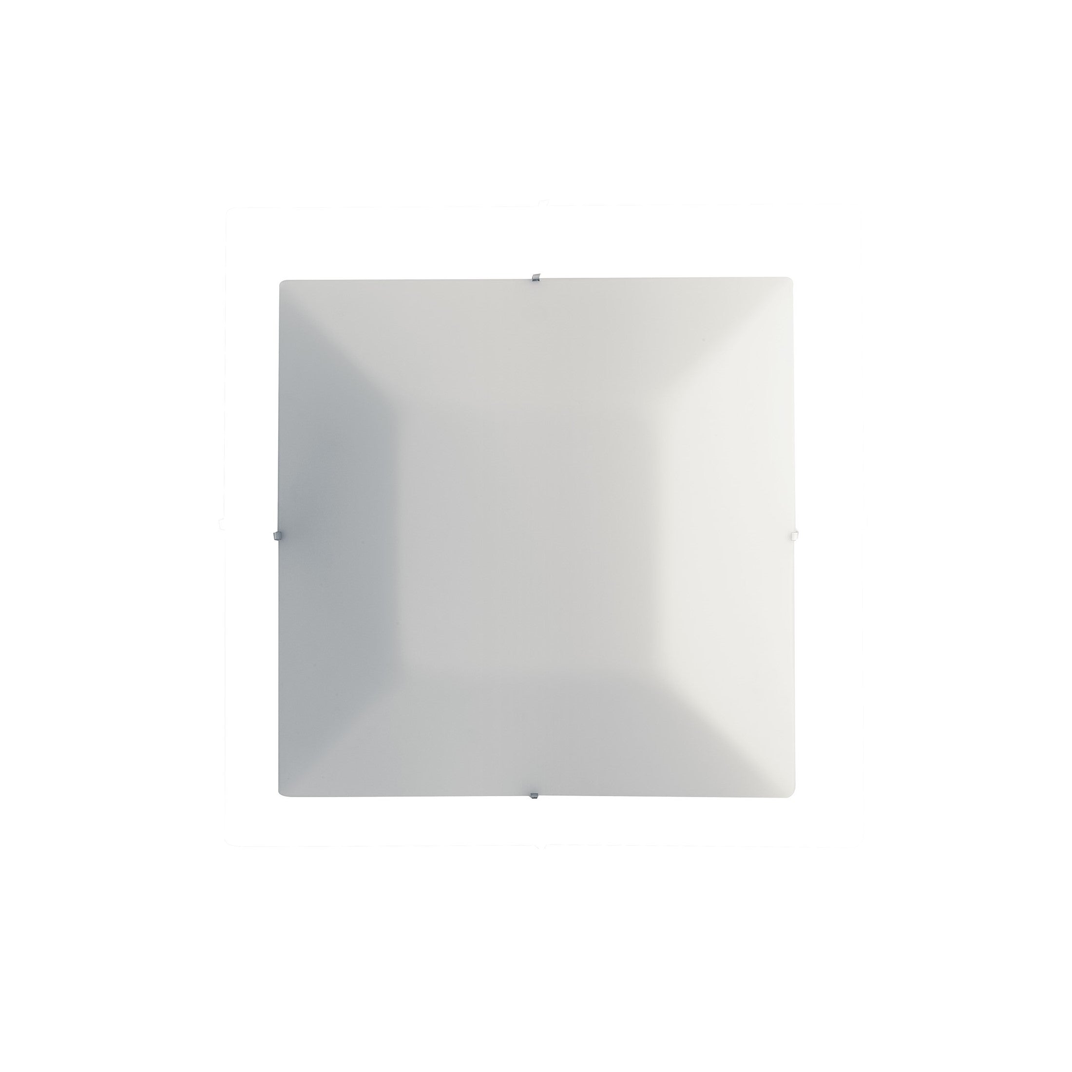 PLAFONIERA OSIRIDE BIANCA 1XE27 30X8X30CM - Luce Ambiente e Design