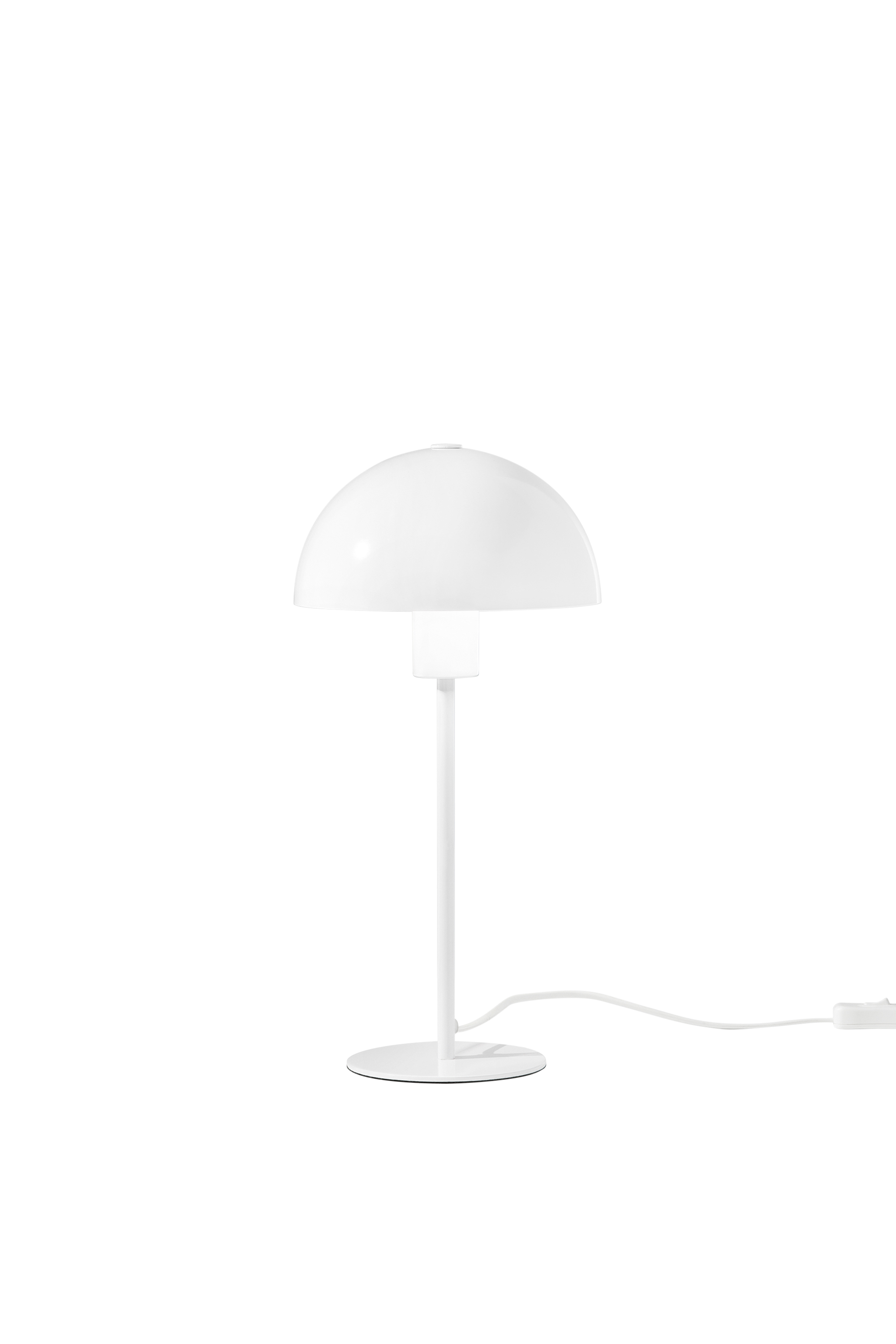 LUME POPART BIANCO IN METALLO STRUTTURA D20X40.1CM PARALUME D20X10CM - Luce Ambiente e Design