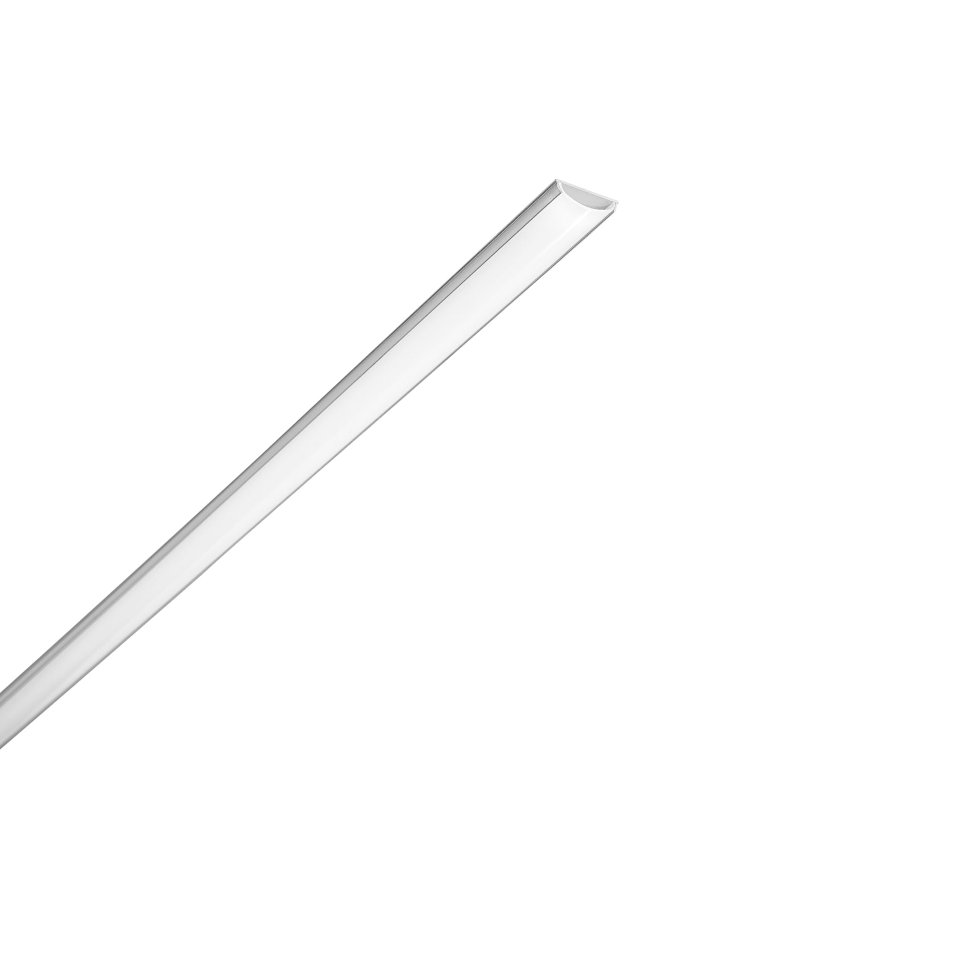 PROFILO CAMELOT FLESSIBILE ALLUMINIO/OPALE CON TAPPI E STAFFETTE INCLUSI 200X1,78X0,5CM - Intec