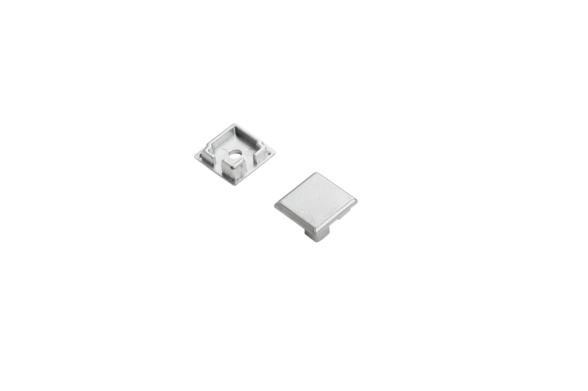 Kit 2pcs end caps for DORIK angular profile 1.6cm - Intec