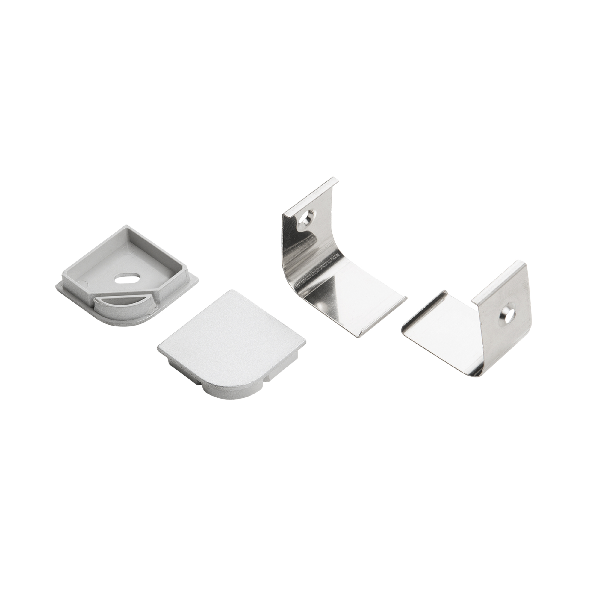 Kit 2pcs end caps for DORIK angular profile 2.97cm - Intec