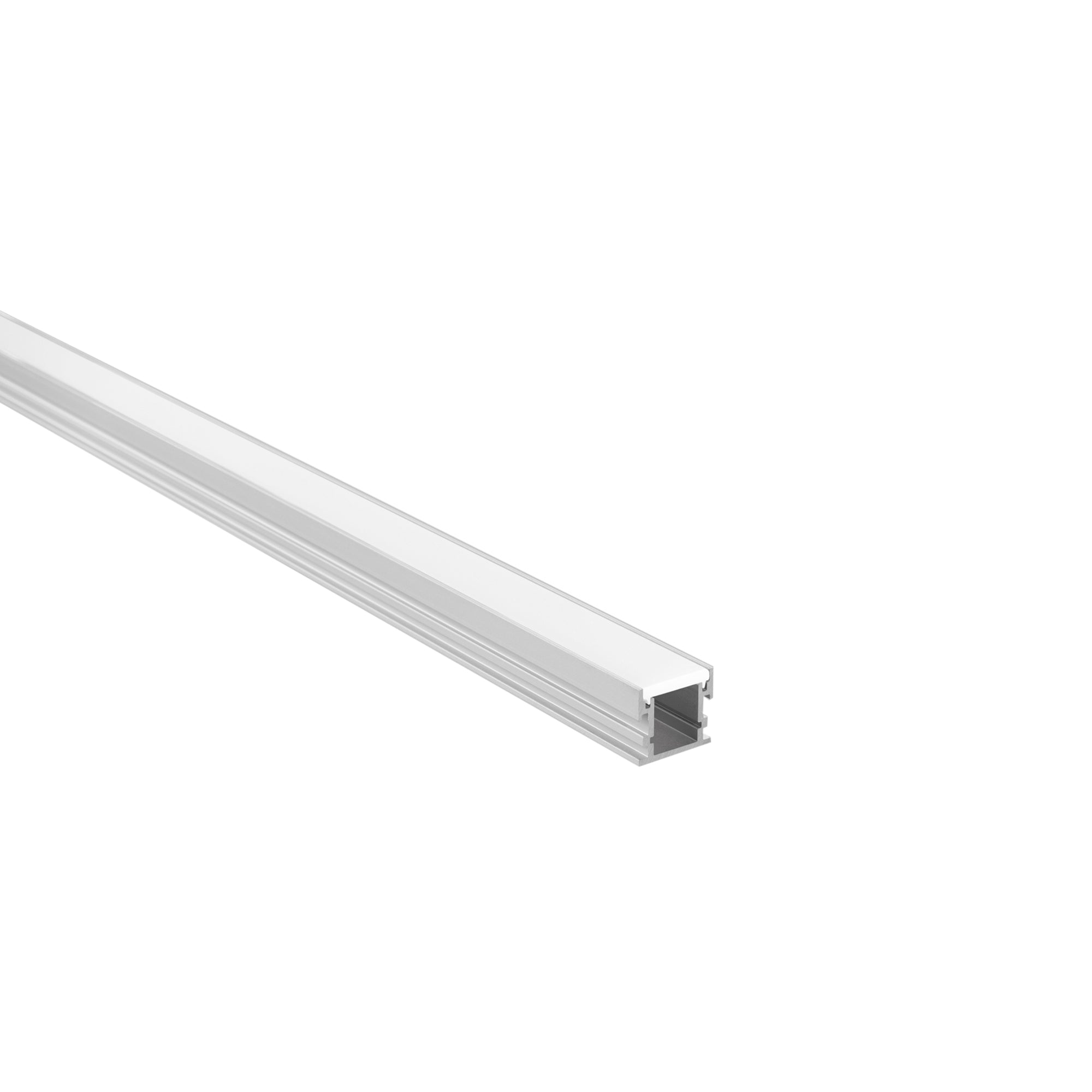 PROFILO DRIVEWAY CARRABILE ALLUMINIO CON TAPPI E STAFFETTE INCLUSI 200X2,16X1,9CM - Intec