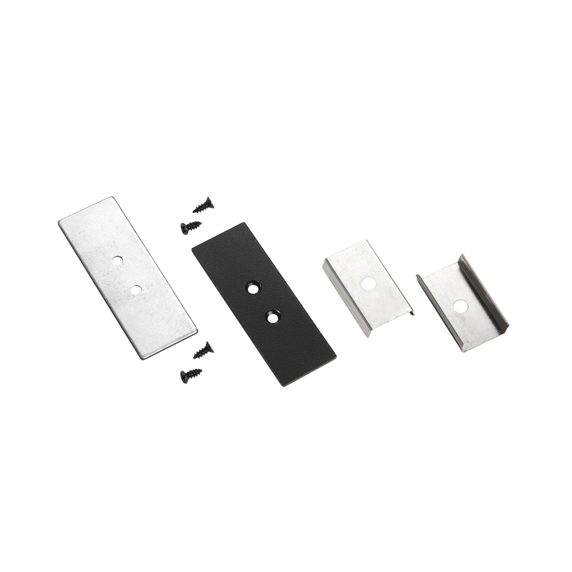 End caps for black bi-emission profile DUAL - Intec