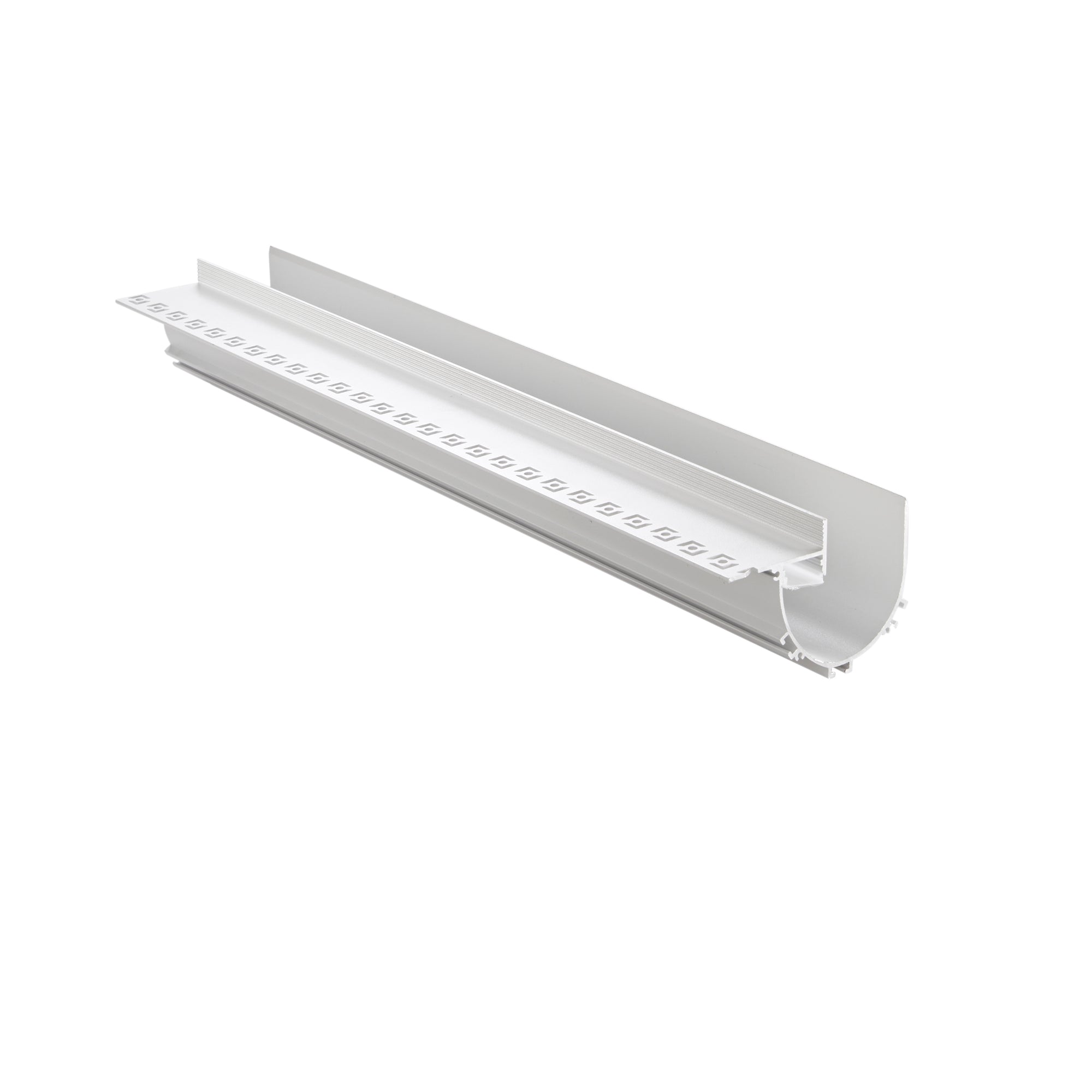 PROFILO GASH A VELETTA BIANCO CON 2 TAPPI INCLUSI 200X9,54CX7,01CM - Intec
