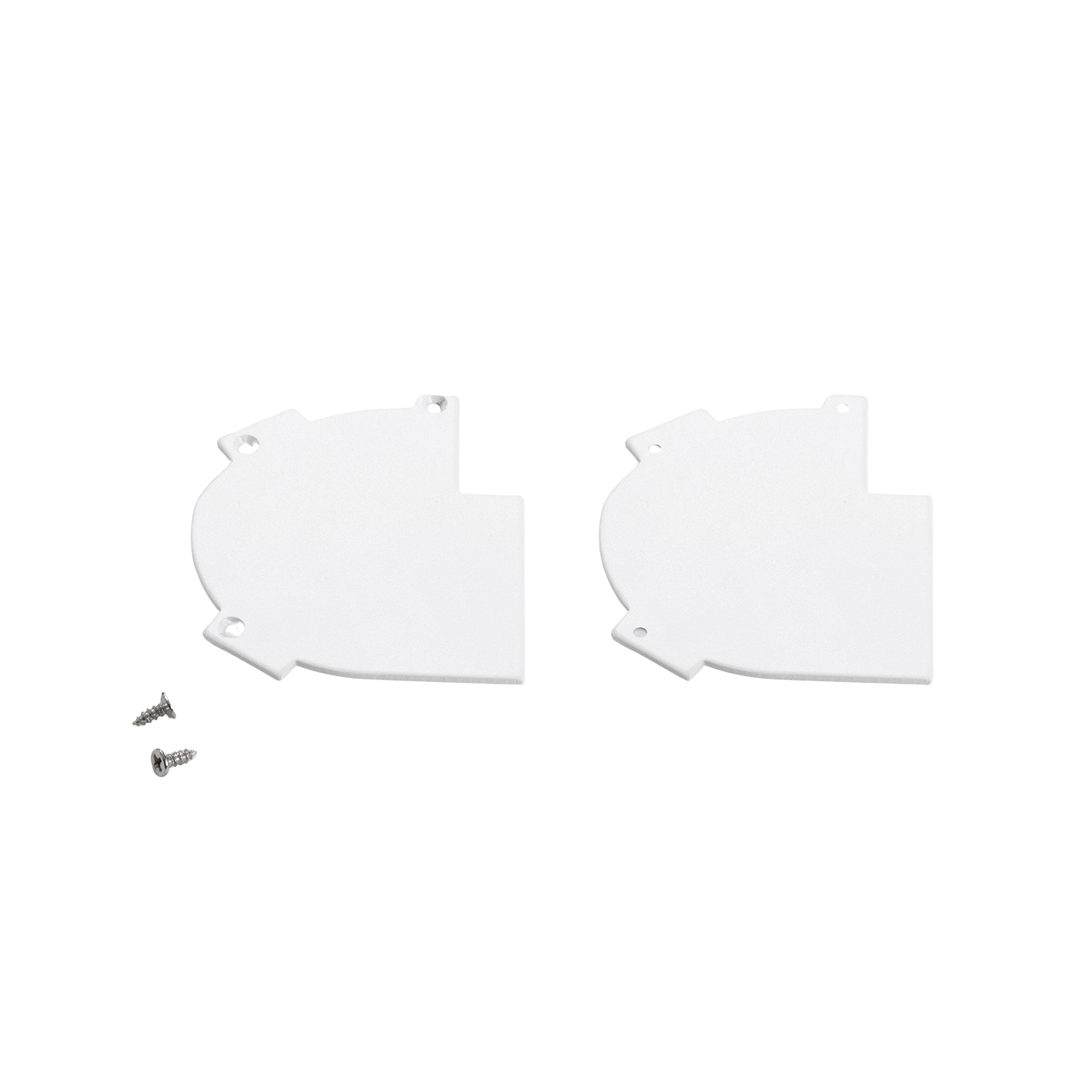 Kit 2 end caps for GASH profile - Intec