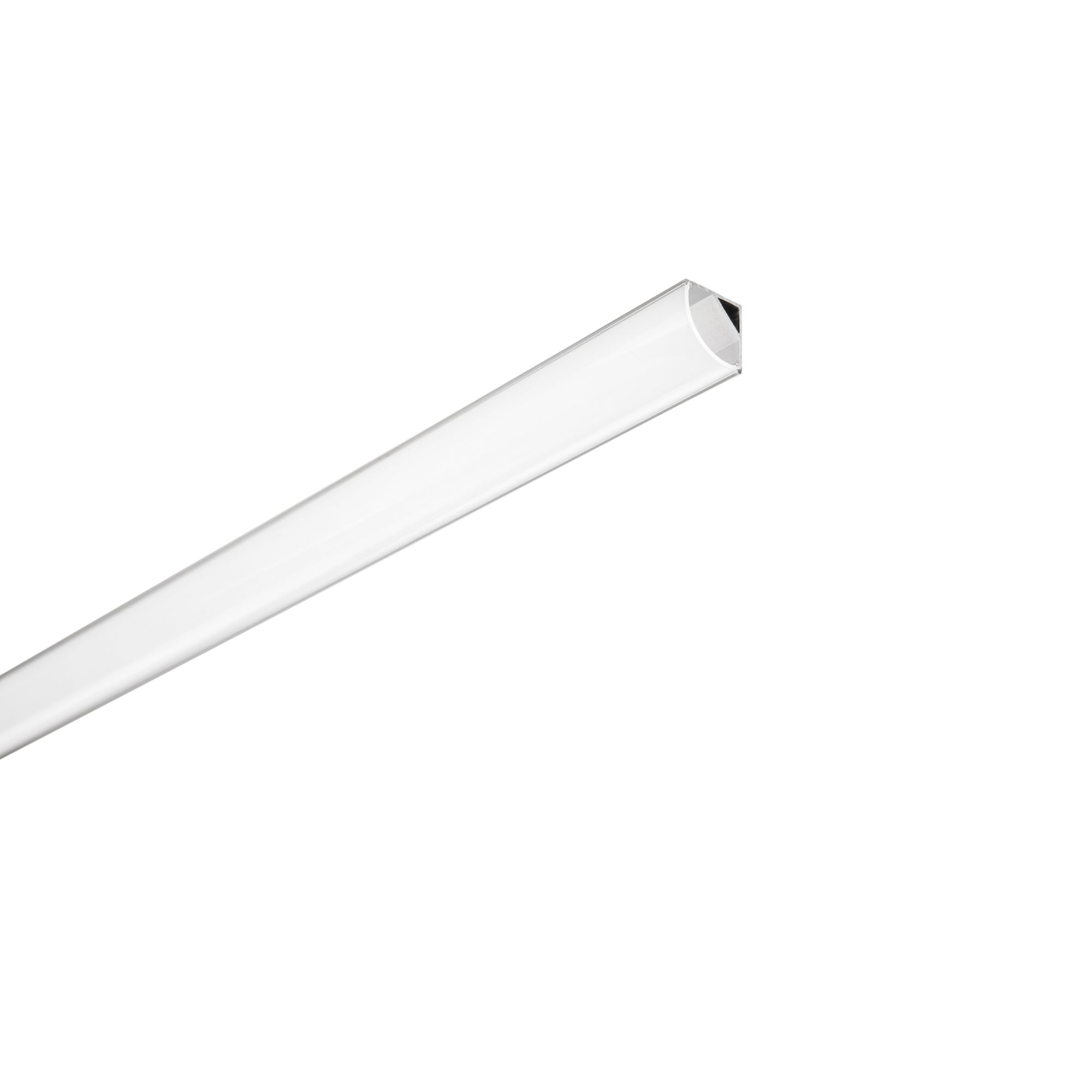 PROFILO IONIK ALLUMINIO/OPALE CON TAPPI E STAFFETTE INCLUSI 200X1,6X1,6CM - Intec