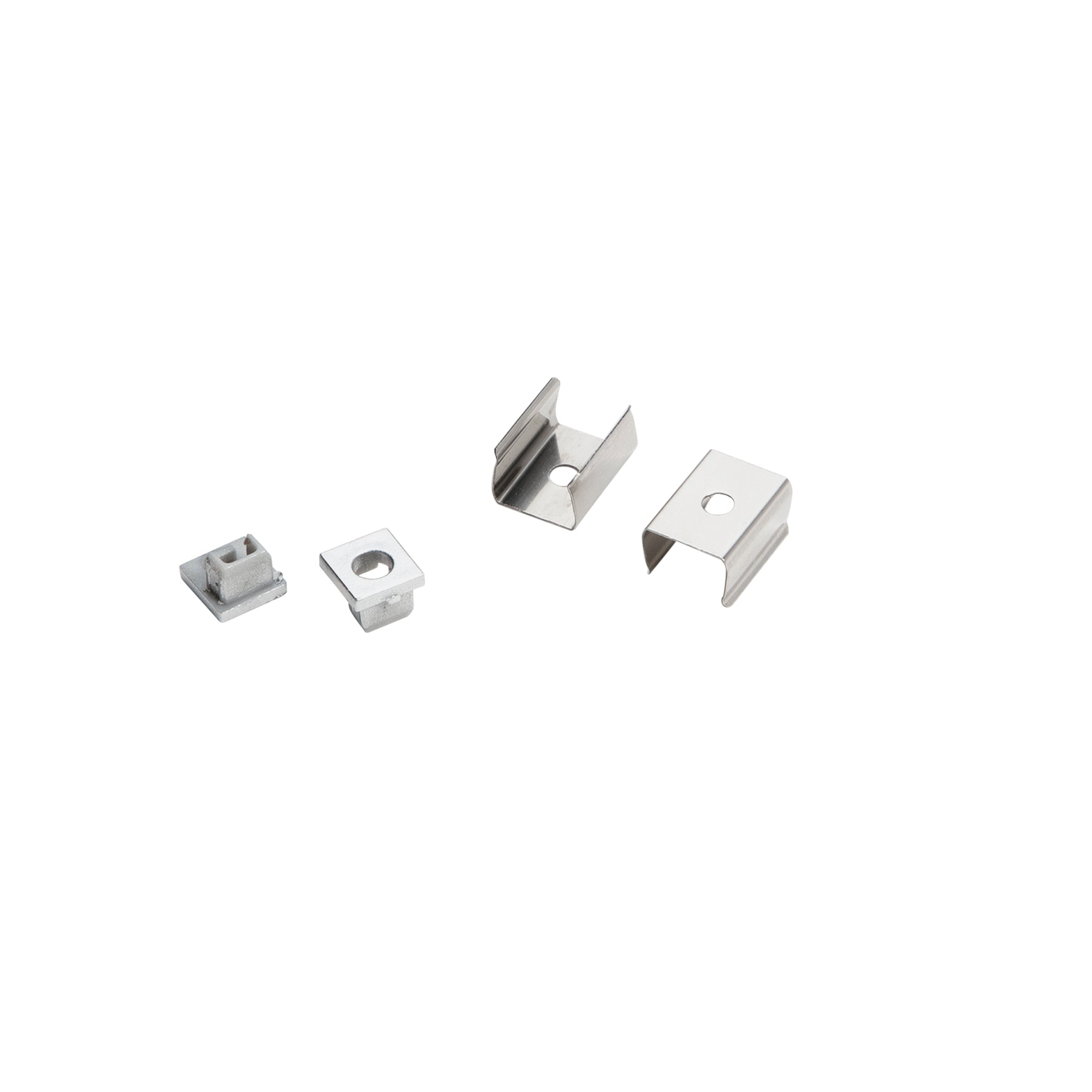 PROFILO MICRO ALLUMINIO PER CARTONGESSO O SUPERFICI ESTERNE CON TAPPI E STAFFE INCLUSE 200X0,87X0,92 - Intec