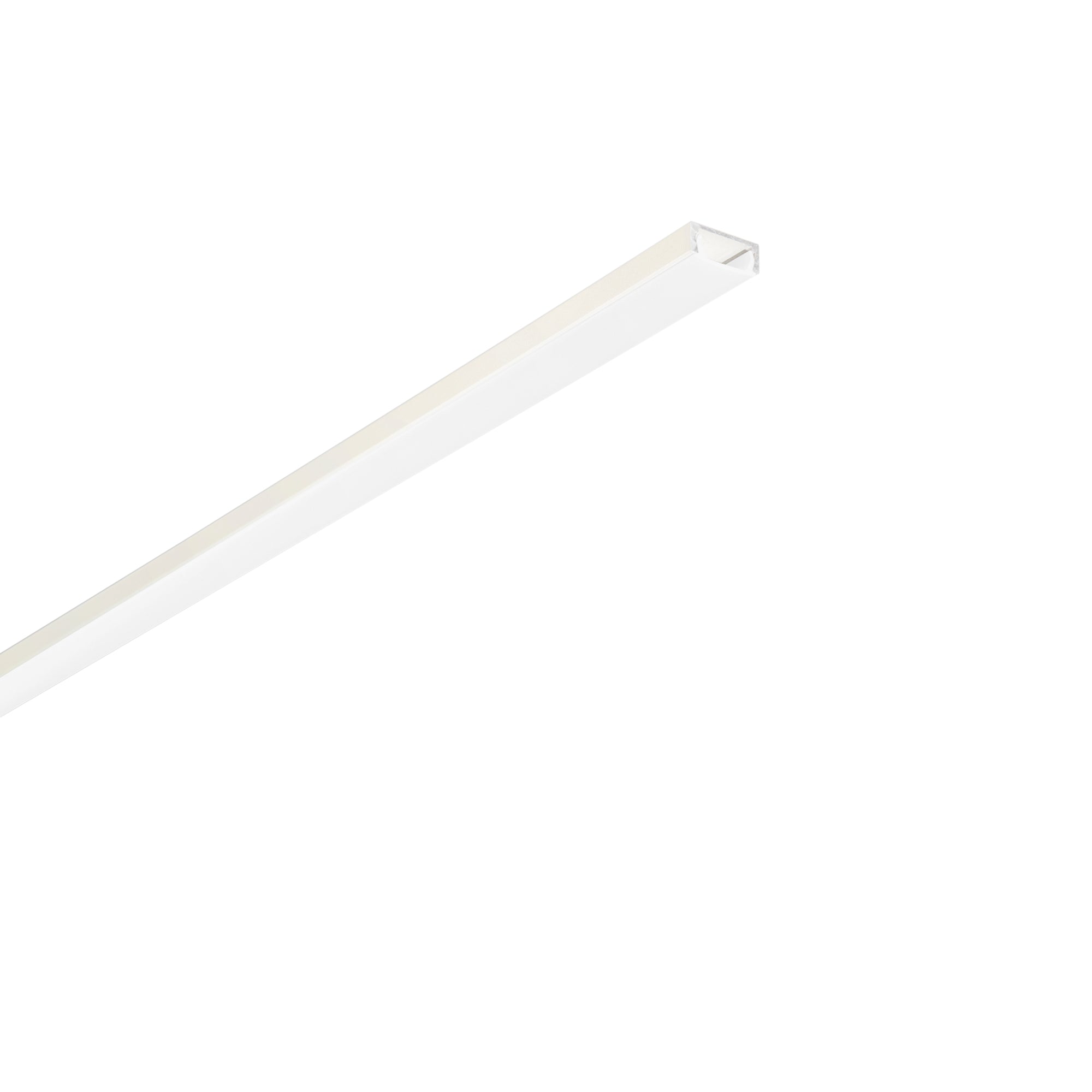 PROFILO MILANO ALLUMINIO/OPALE CON TAPPI E STAFFETTE INCLUSI 200X1,5X0,6CM - Intec