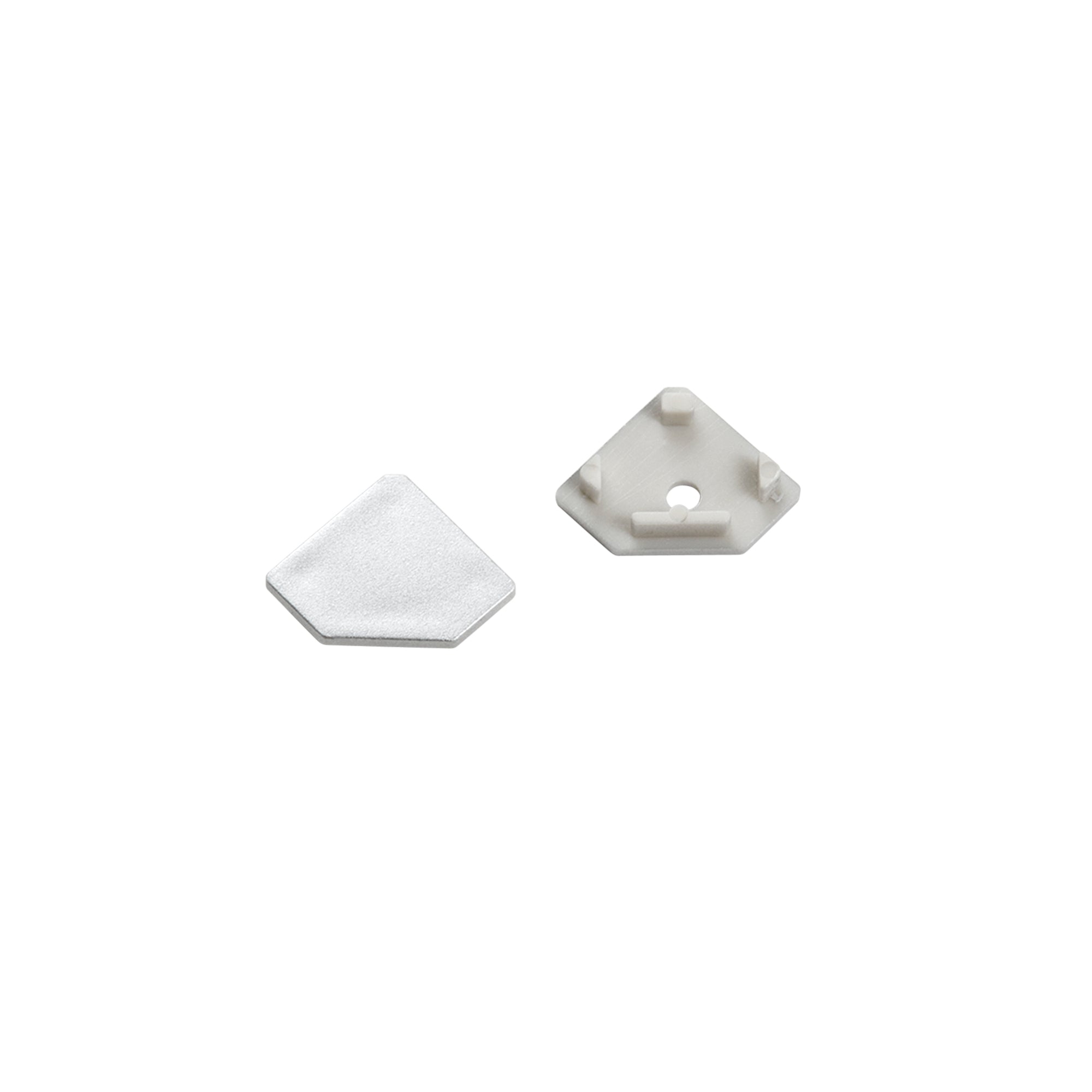 Kit of 2 end caps for NEWYORK profile - Intec