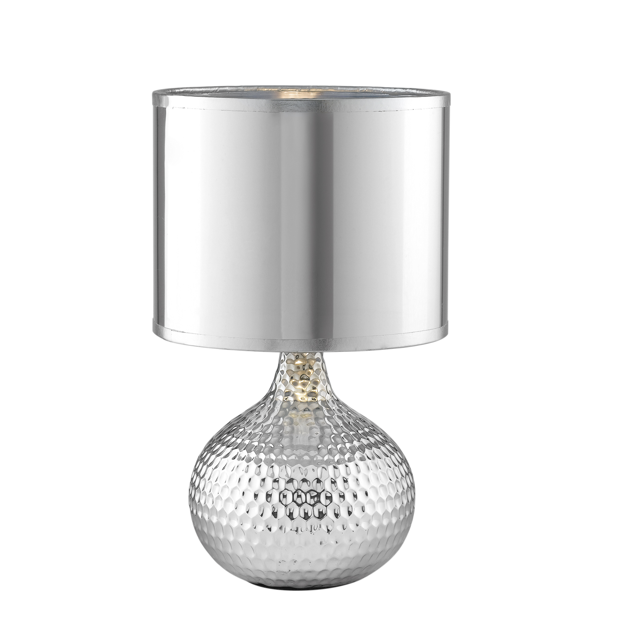 LUMETTO PULSAR SILVER 1XE27 1XE14 22X22X35CM - Luce Ambiente e Design