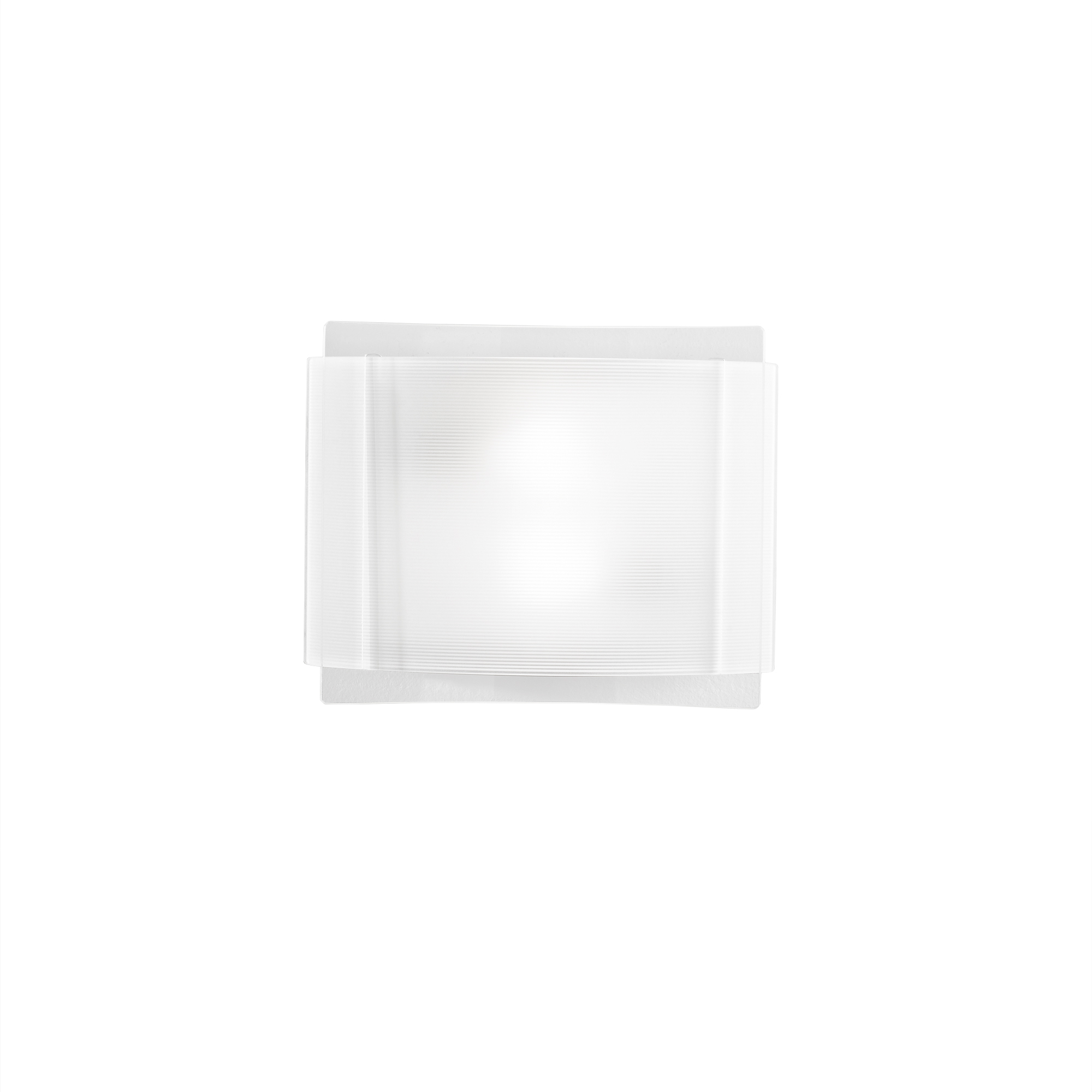 PLAFONIERA RIGHE BIANCA 2XE27 35X8X28CM - Luce Ambiente e Design
