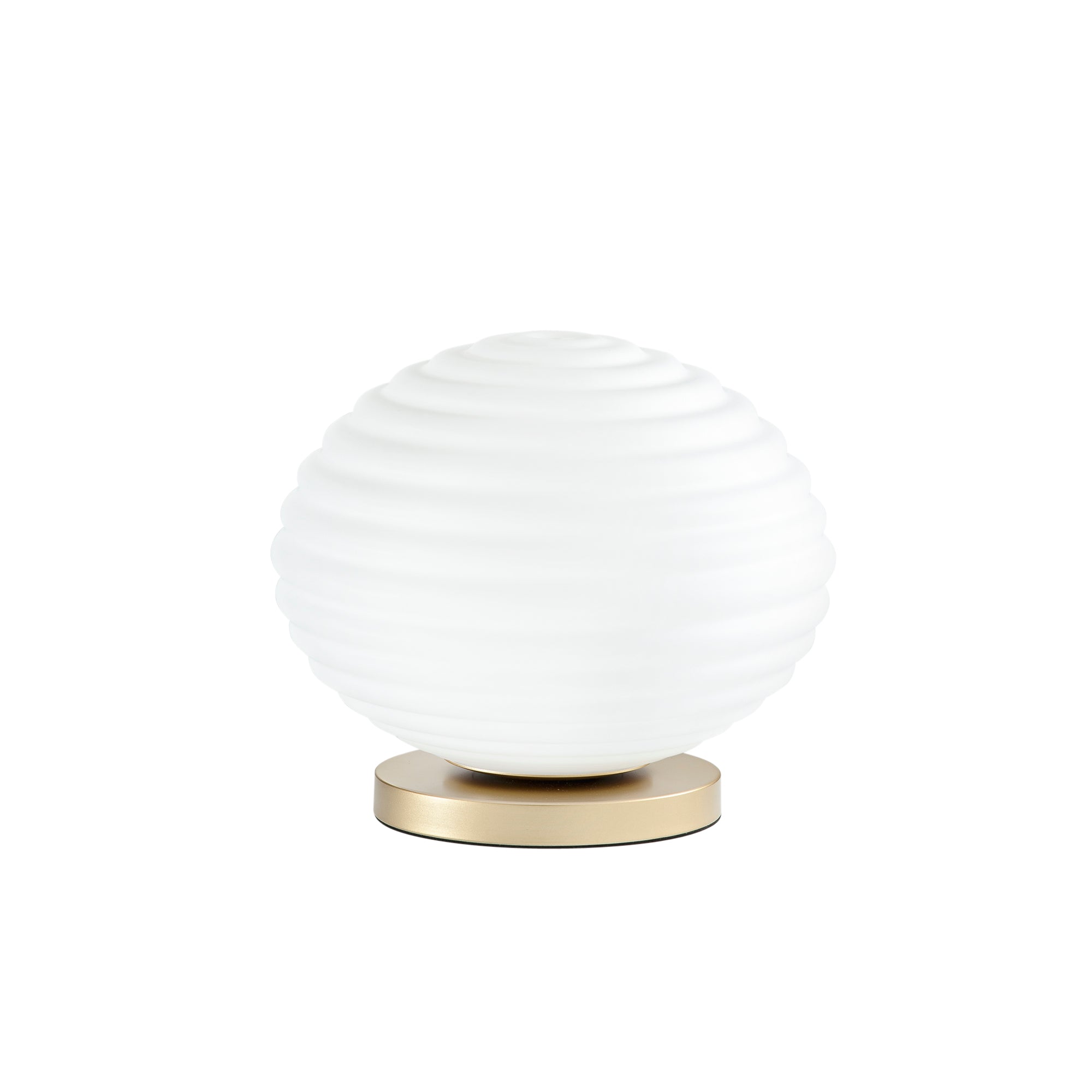 LUMETTO RIPPLE ORO 1XE27 32X32X28CM - Luce Ambiente e Design