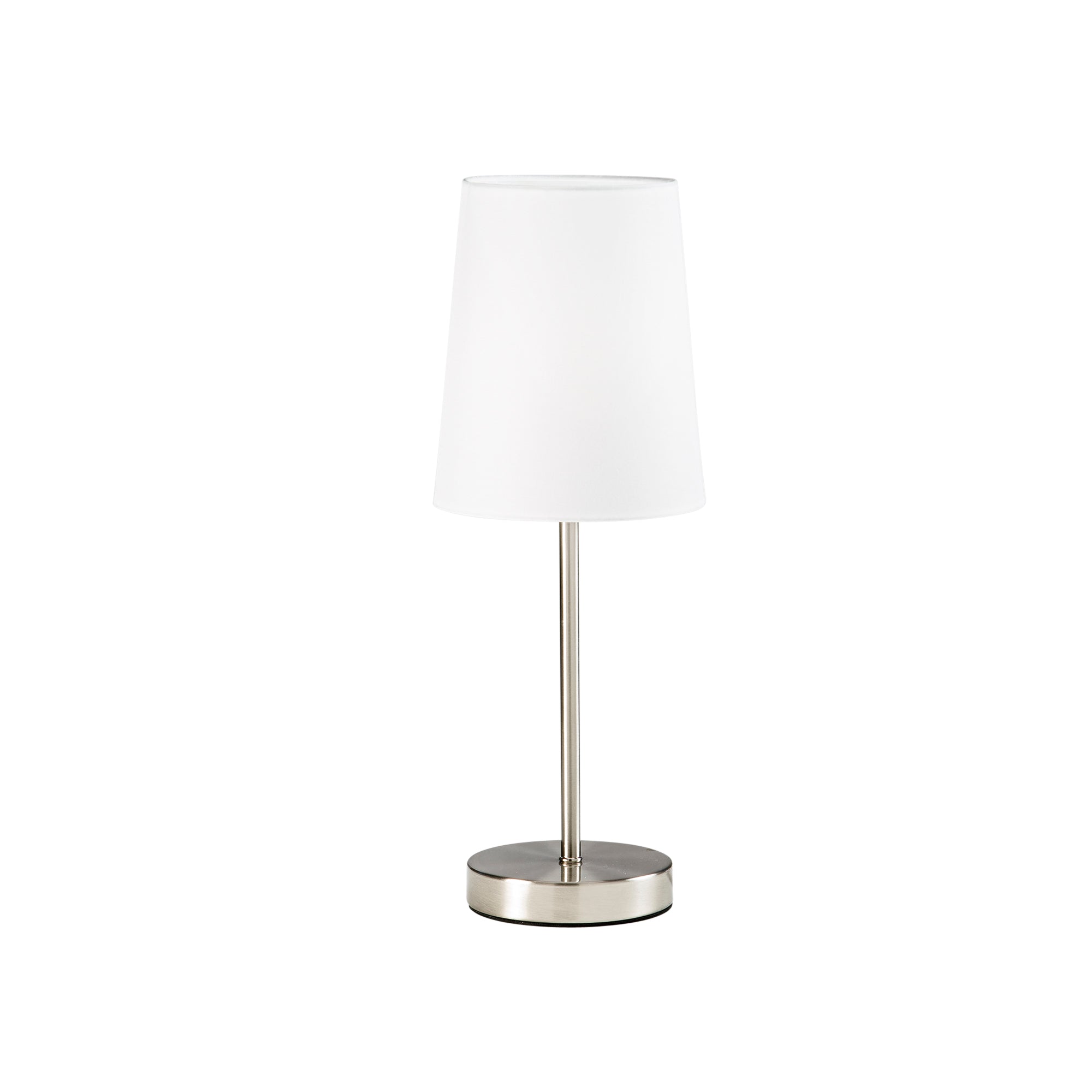 LAMPADA DA TAVOLO SALLY NICKEL 1XE14 15X15X41,8CM - Luce Ambiente e Design