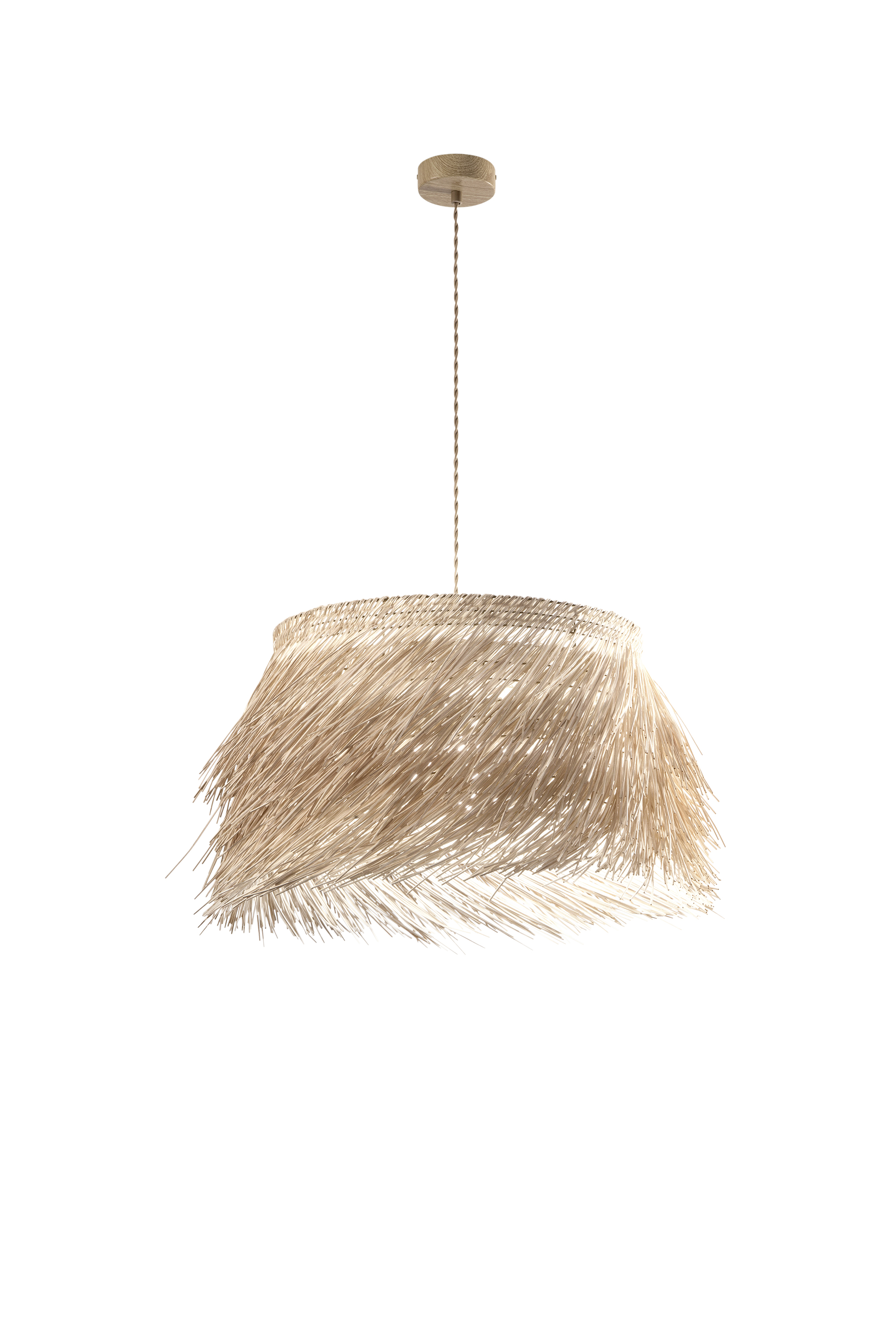 SOSPENSIONE SAMOA IN RATTAN 1XE27 MAX 60W IP20 60XH178CM - Luce Ambiente e Design