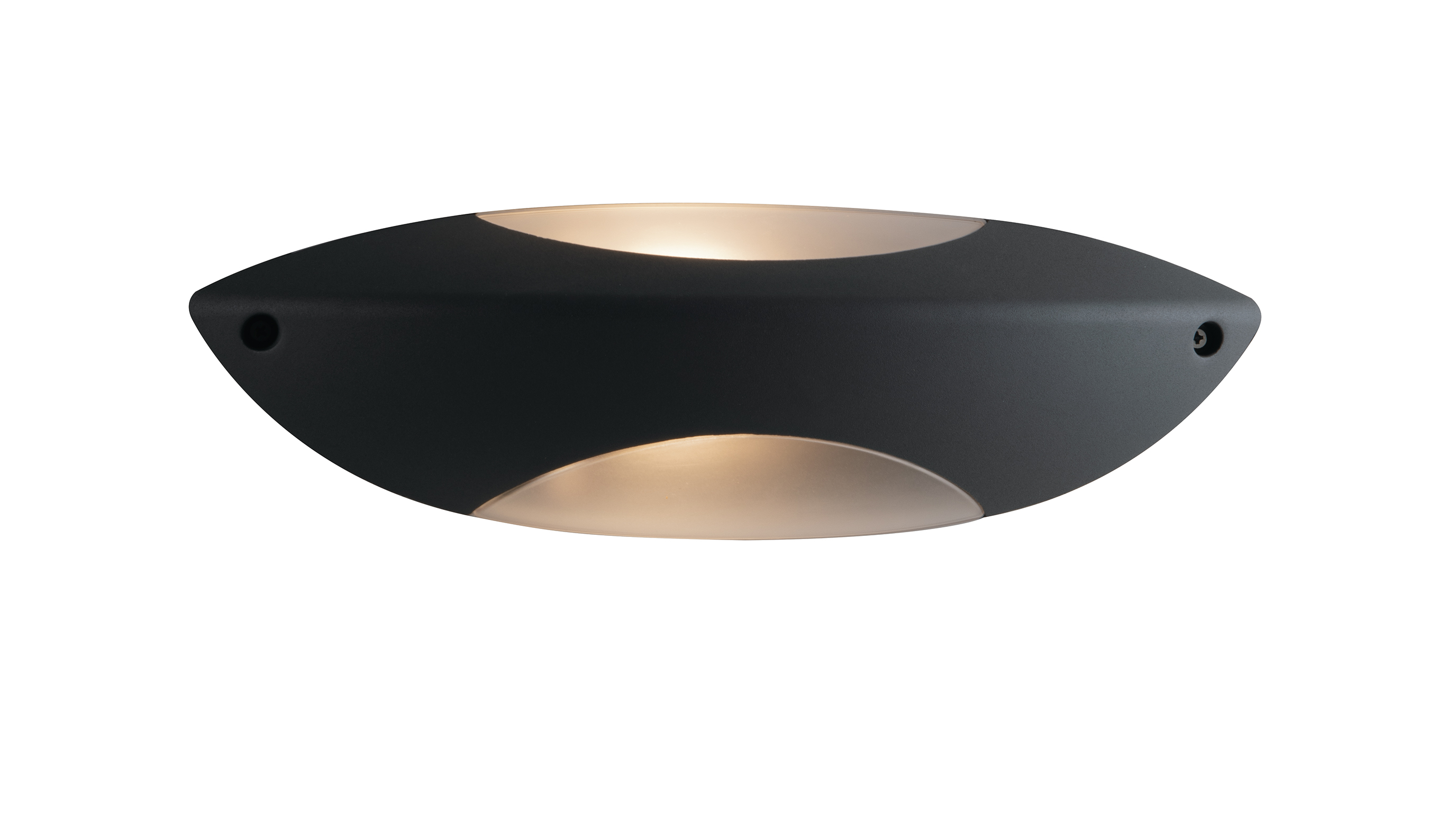 SEATTLE outdoor wall light in anthracite aluminum with dual-emission light - Intec
