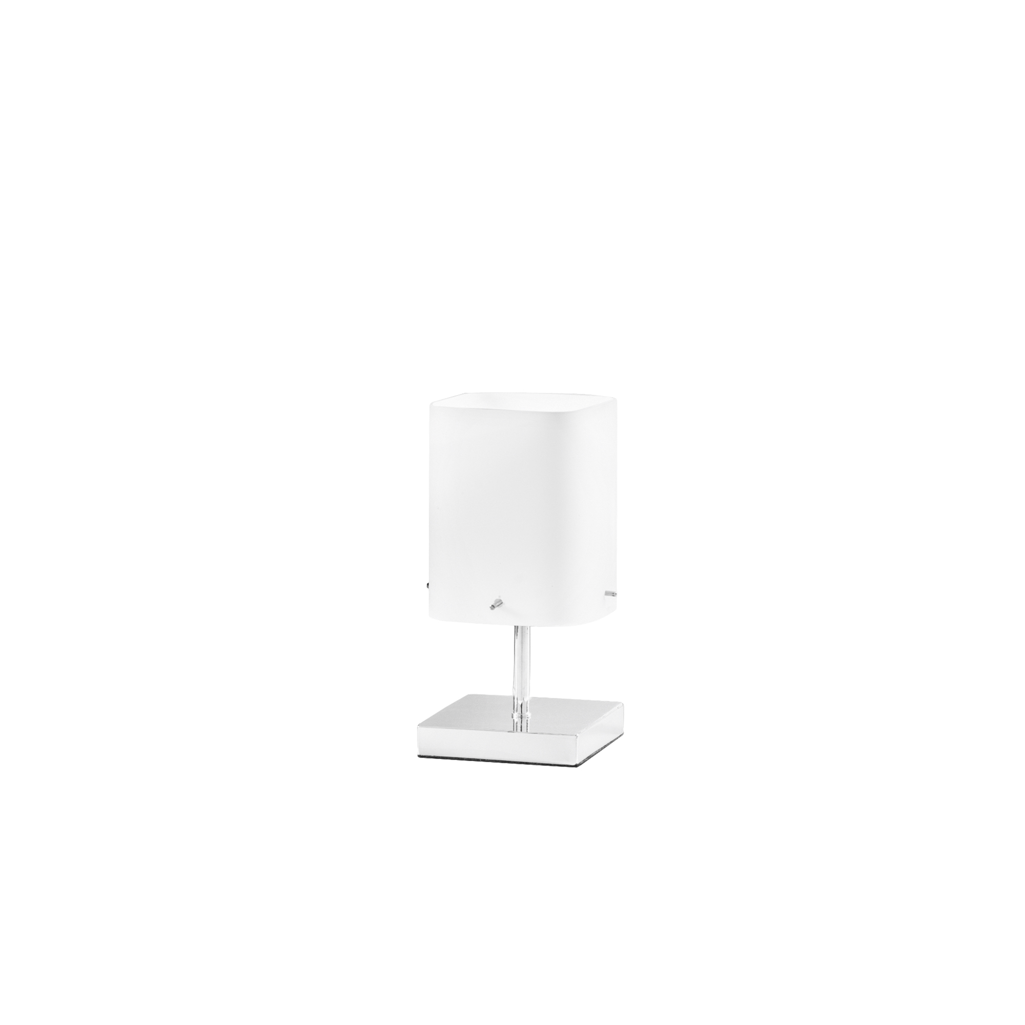 LUME SQUARE BIANCO 1XE27 12X12X29CM - Luce Ambiente e Design