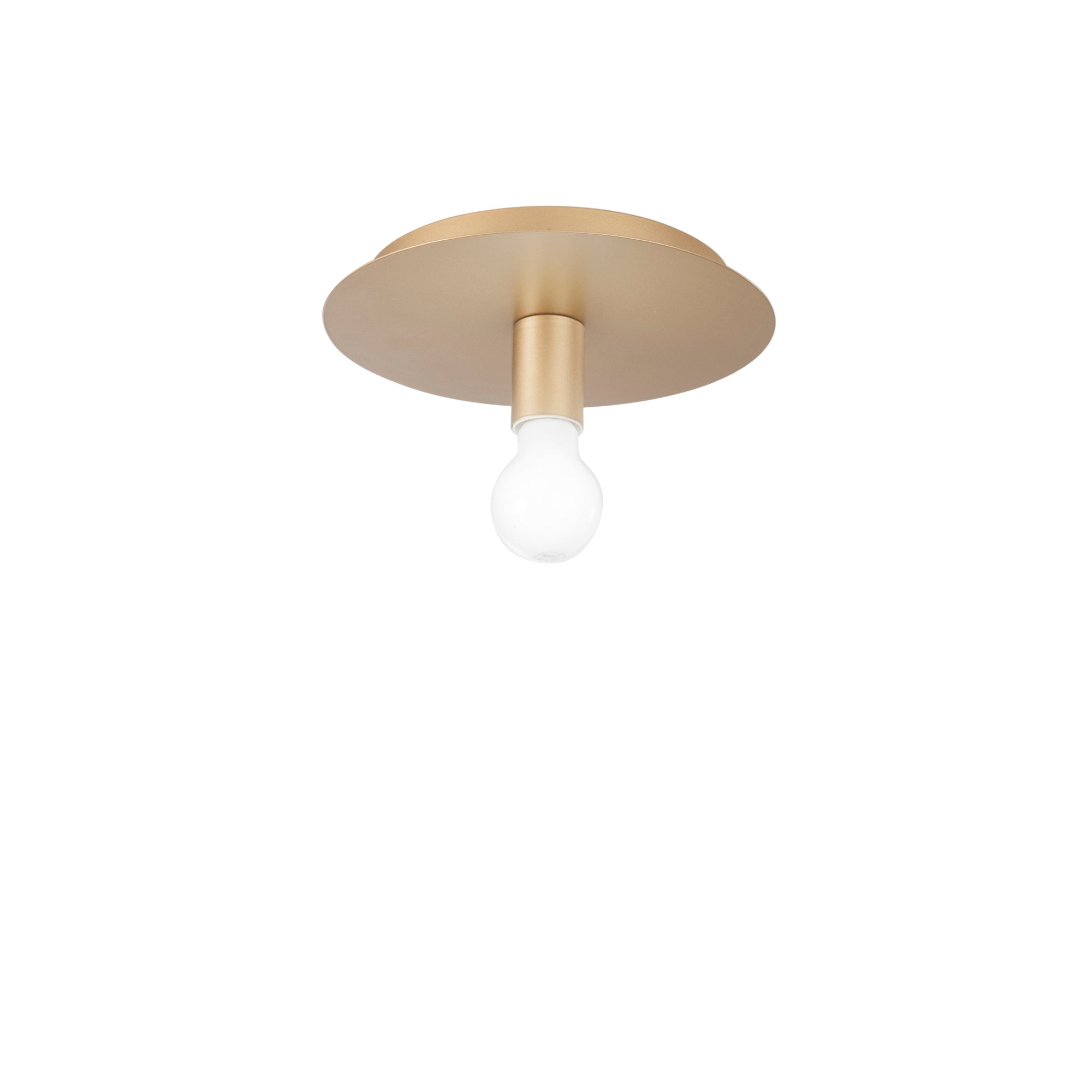 PLAFONIERA STRIKE ORO 1XE27 25X25X86CM - Luce Ambiente e Design