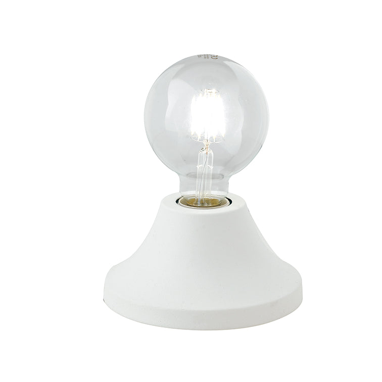 LUMETTO VESEVUS BIANCO 1XE27 15X15X8CM - Luce Ambiente e Design
