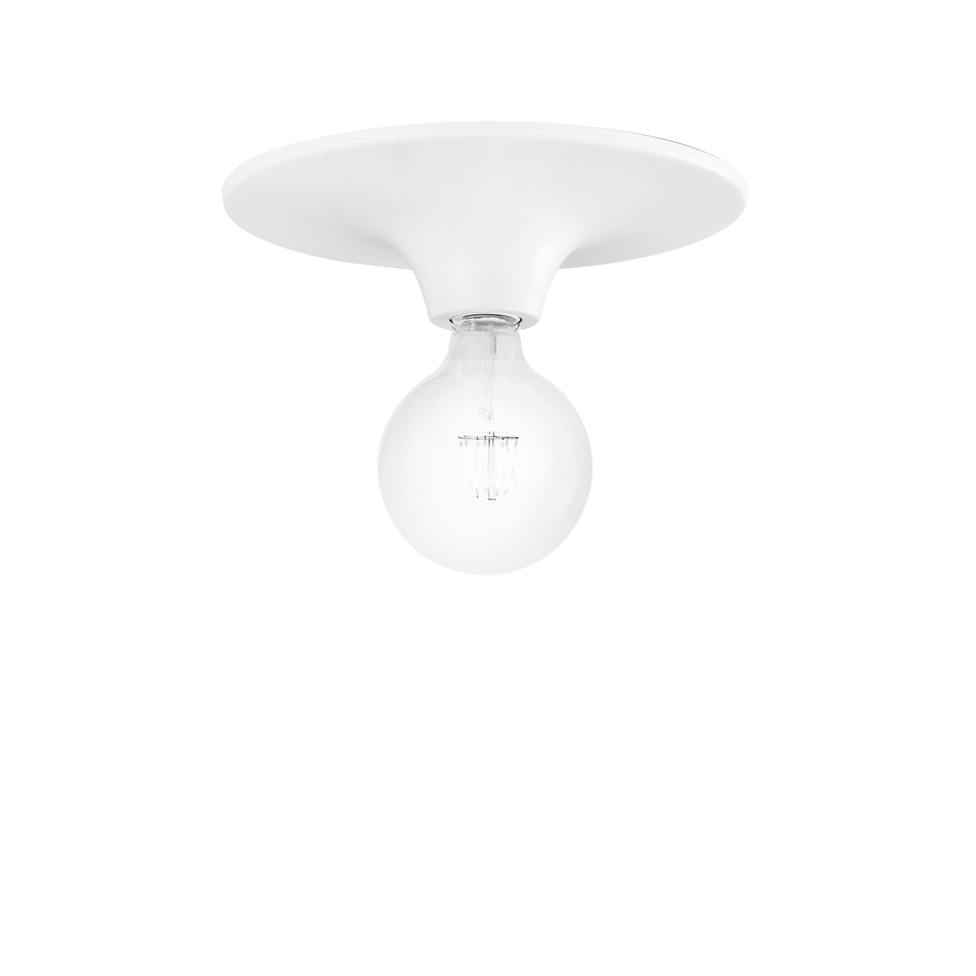 PLAFONIERA VESEVUS BIANCO 1XE27 30X30X8CM - Luce Ambiente e Design