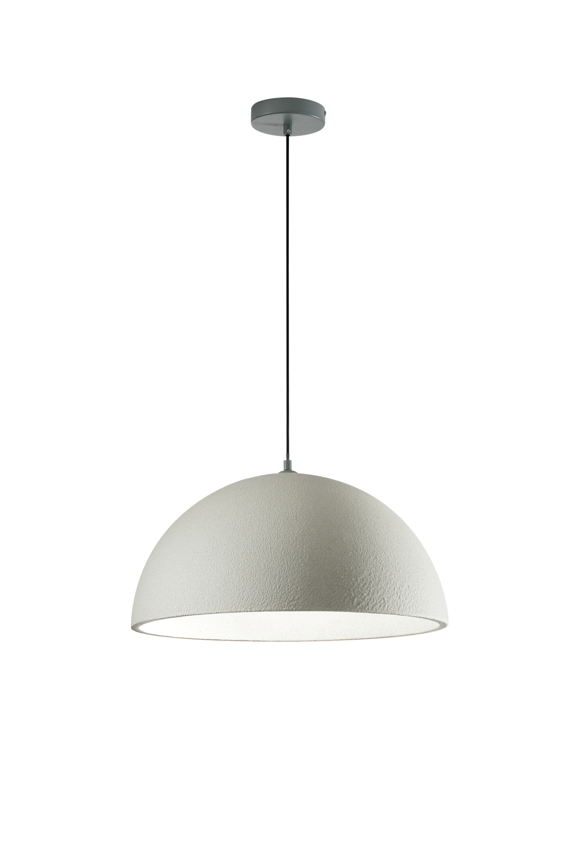 SOSPENSIONE XENIA VERDE IN PU 1XE27 φ50X25CM - Luce Ambiente e Design