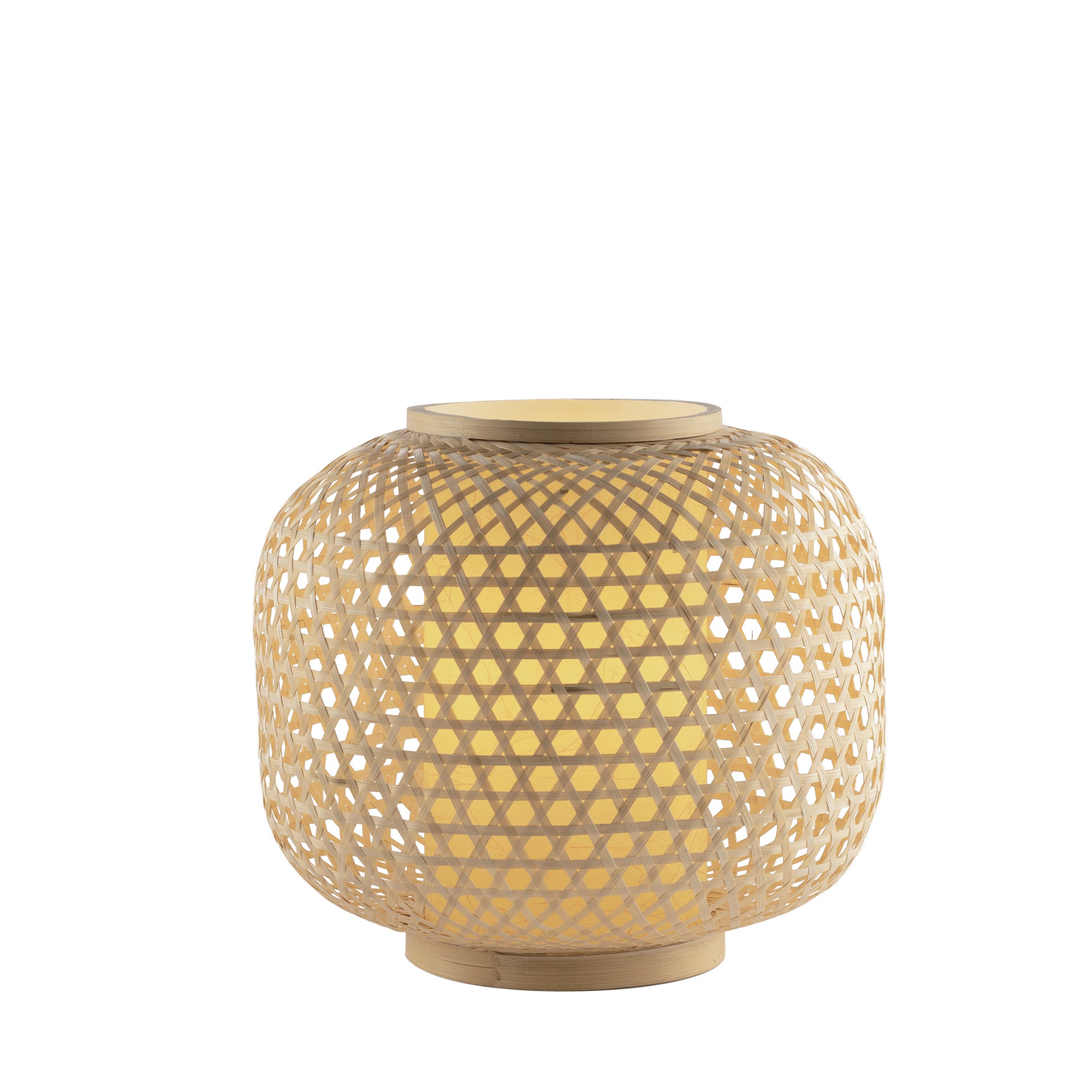 LUME ZEN LEGNO 1XE27 36X36X31CM - Luce Ambiente e Design