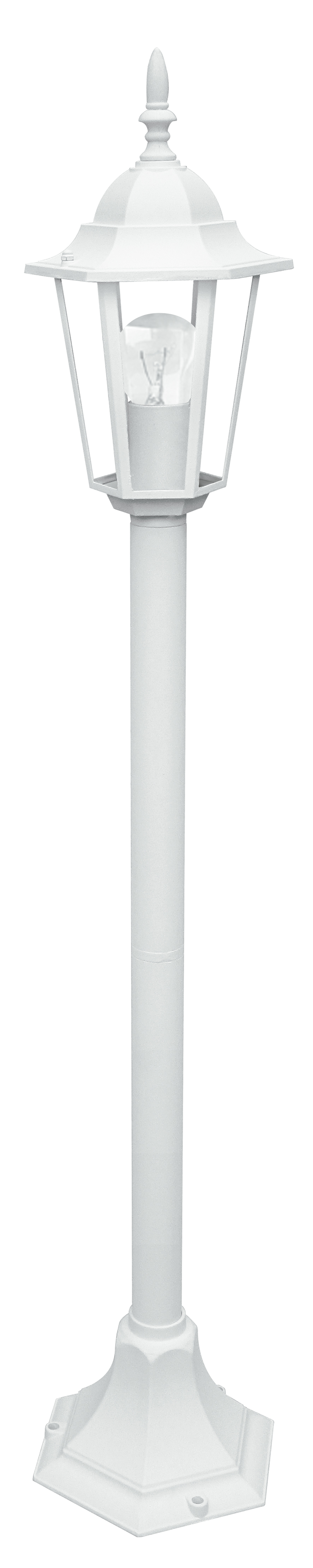 PALETTO MILANO BIANCO 1XE27 IP44 17x10,5CM - Intec