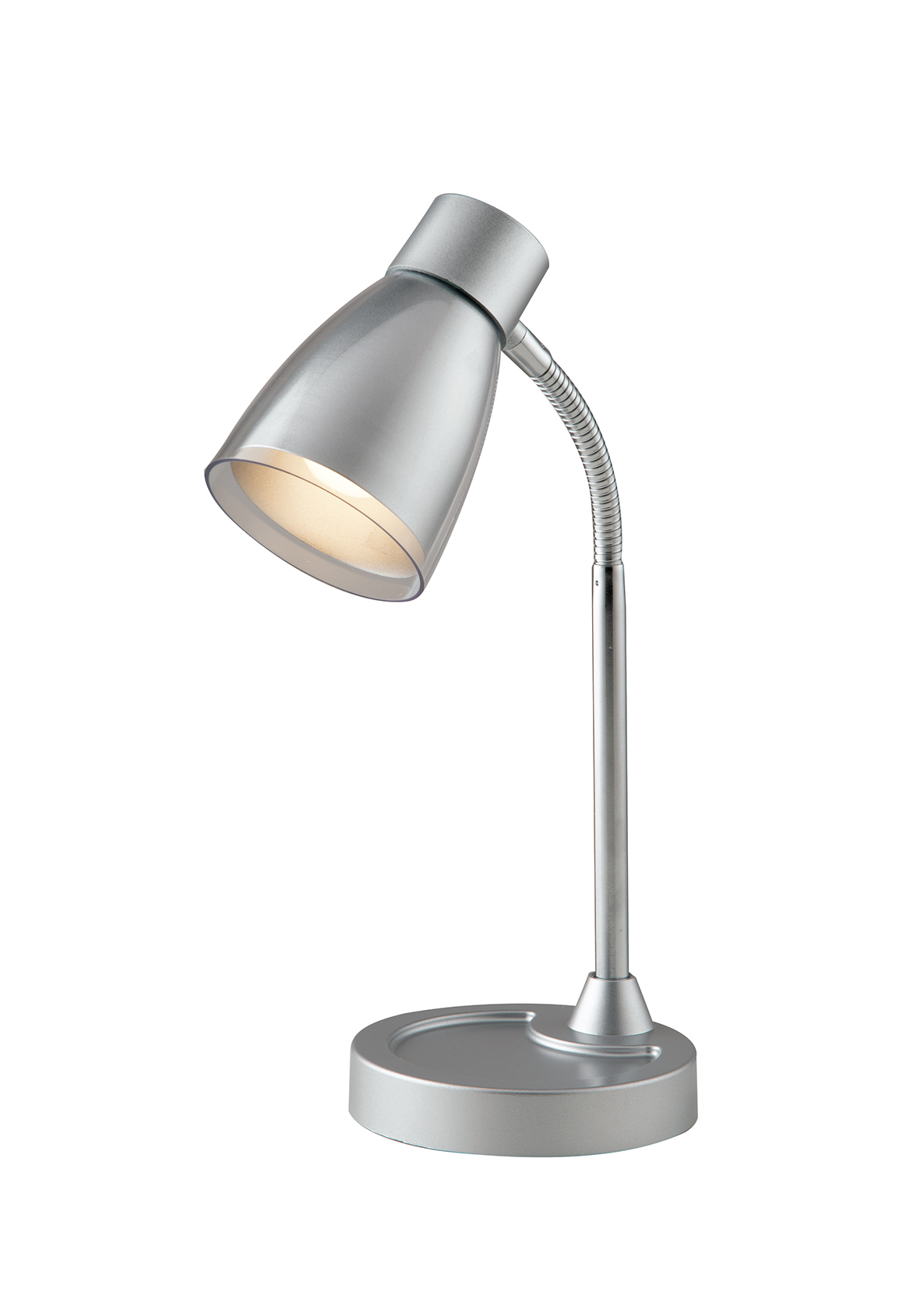 LAMPADA DA TAVOLO ARKIMEDE ORIENTABILE SILVER 1XE14 13,5X36CM - Luce Ambiente e Design