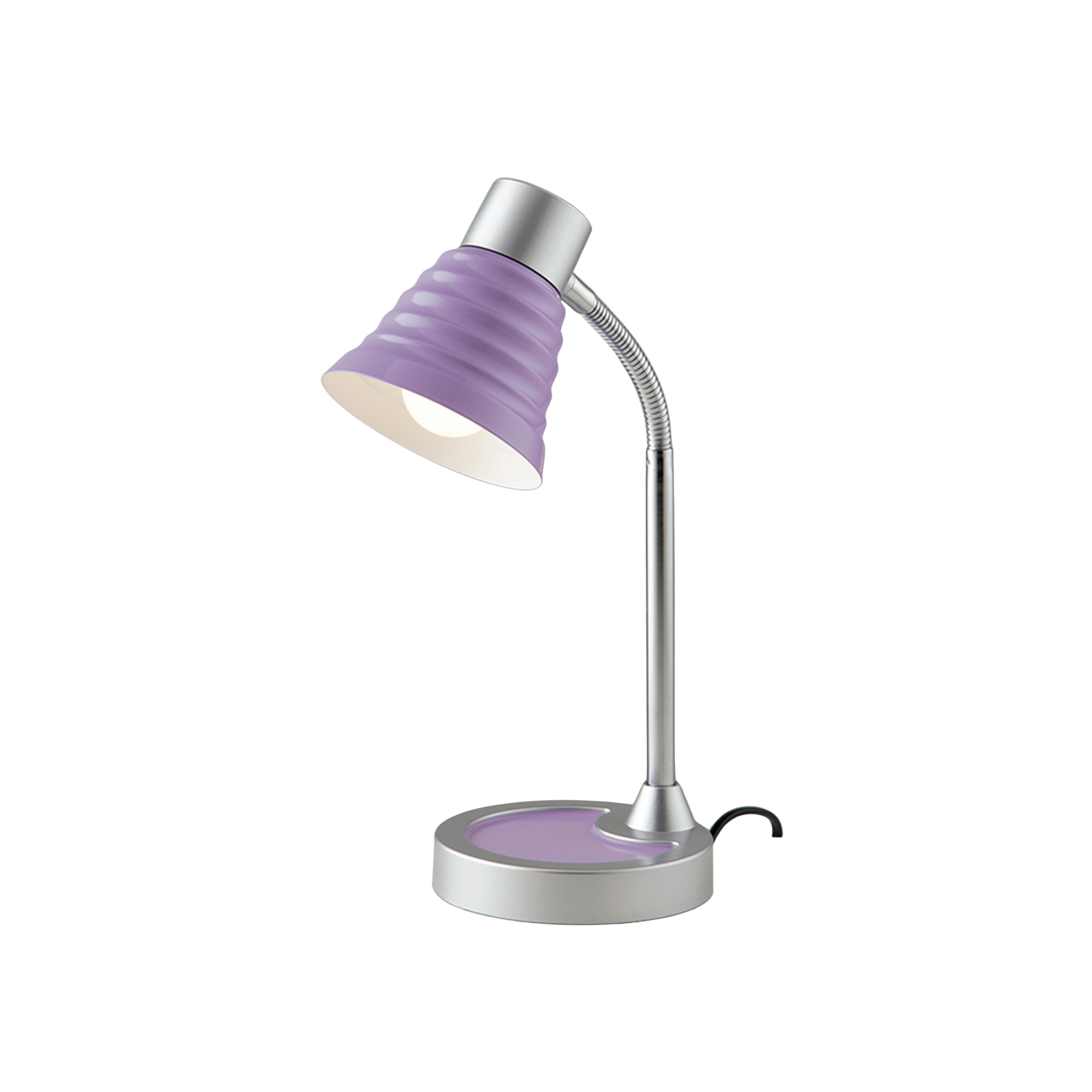 LAMPADA DA TAVOLO LEONARDO VIOLA 1XE14 13X39CM - Luce Ambiente e Design