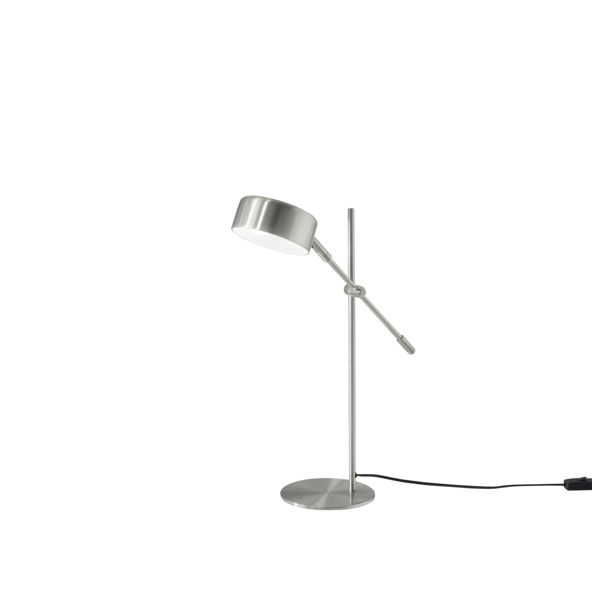 LAMPADA DA TAVOLO EIFFEL ORIENTABILE NICKEL 1XE14 42X16X59,5CM - Luce Ambiente e Design