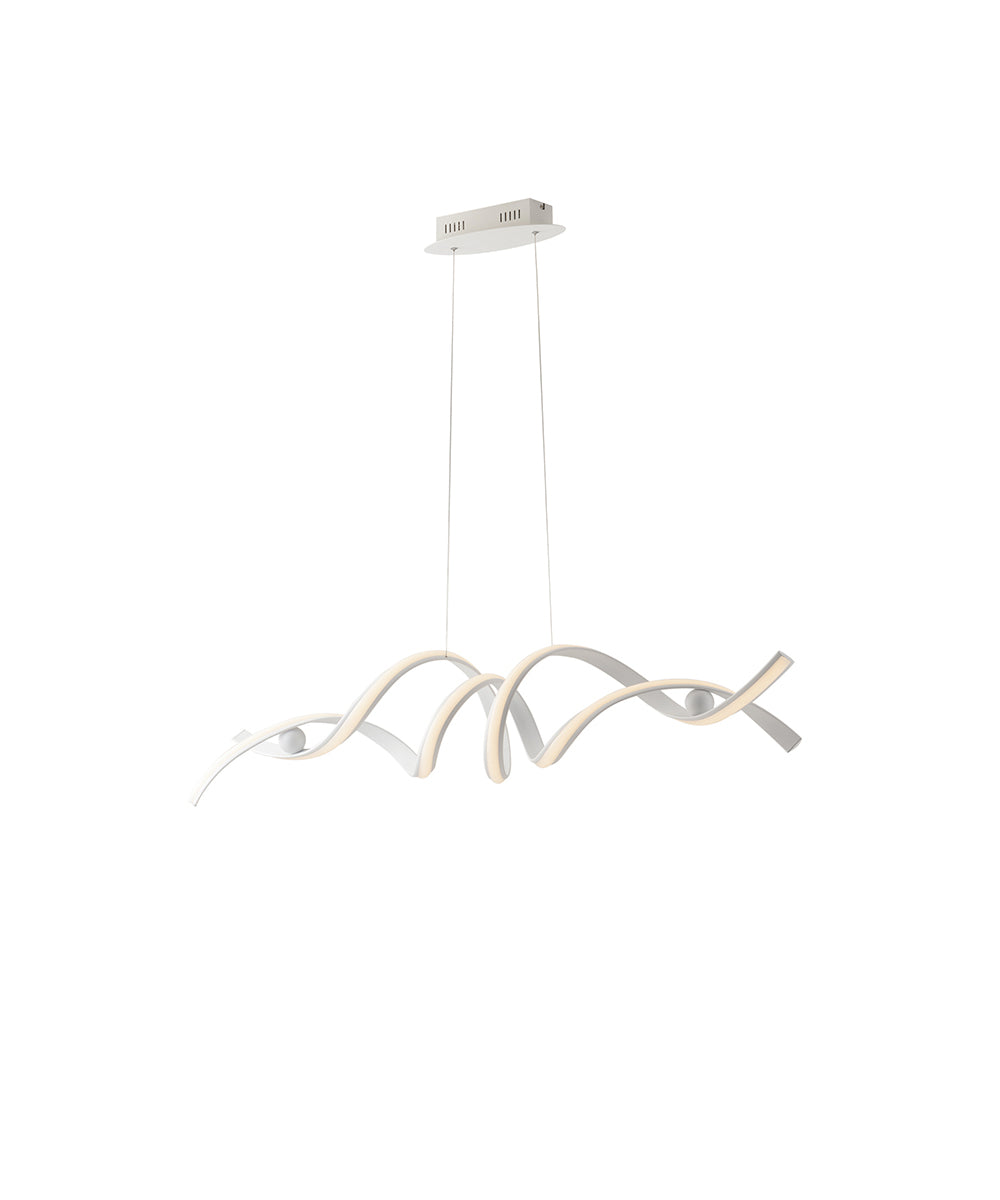SOSPENSIONE LED MYSTRAL BIANCA 60W 7480LM 4000K 115X30X124CM - Luce Ambiente e Design