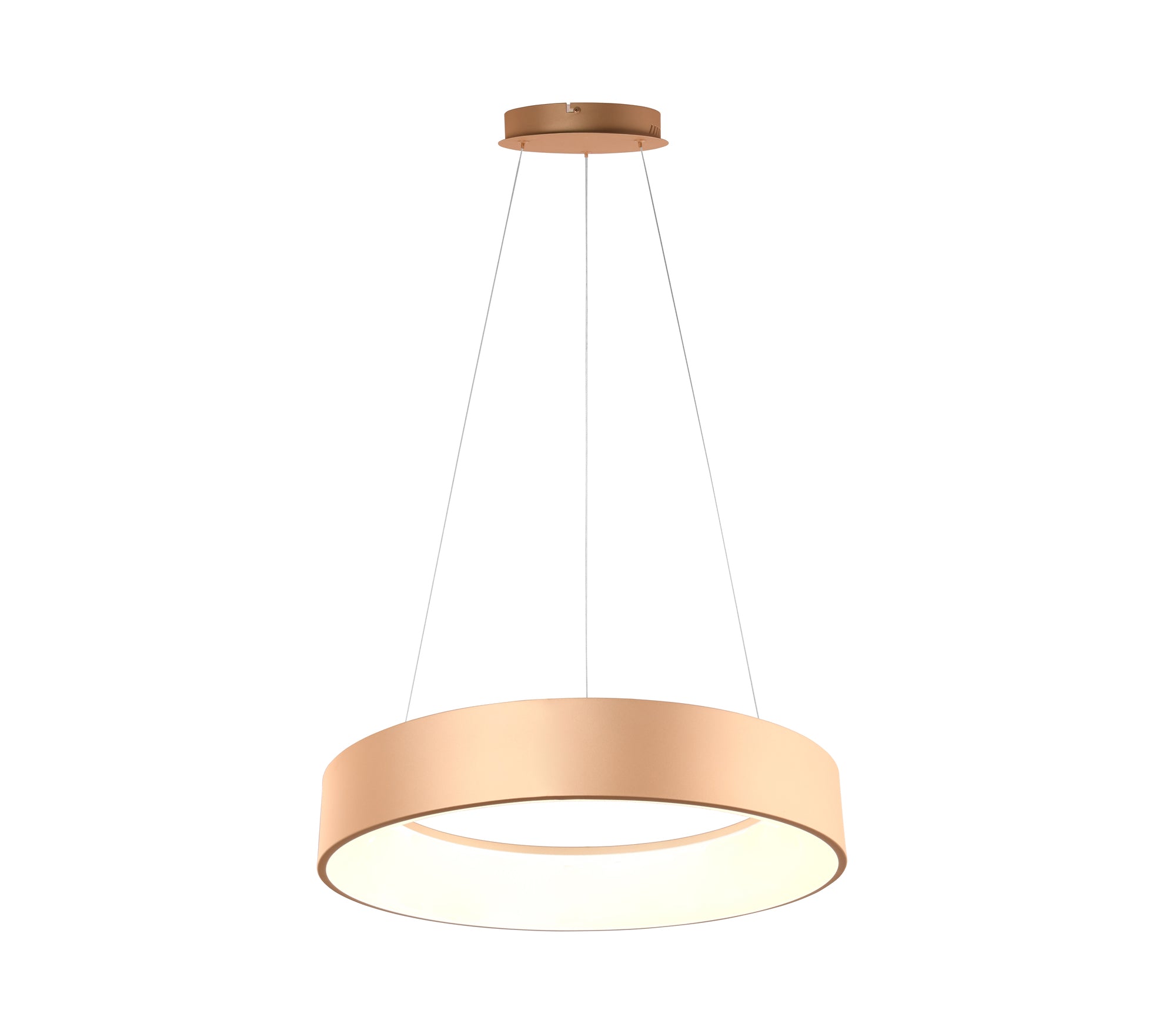SOSPENSIONE LED NOAH ORO 60W 8000LM CCT 60X10X150CM - Luce Ambiente e Design