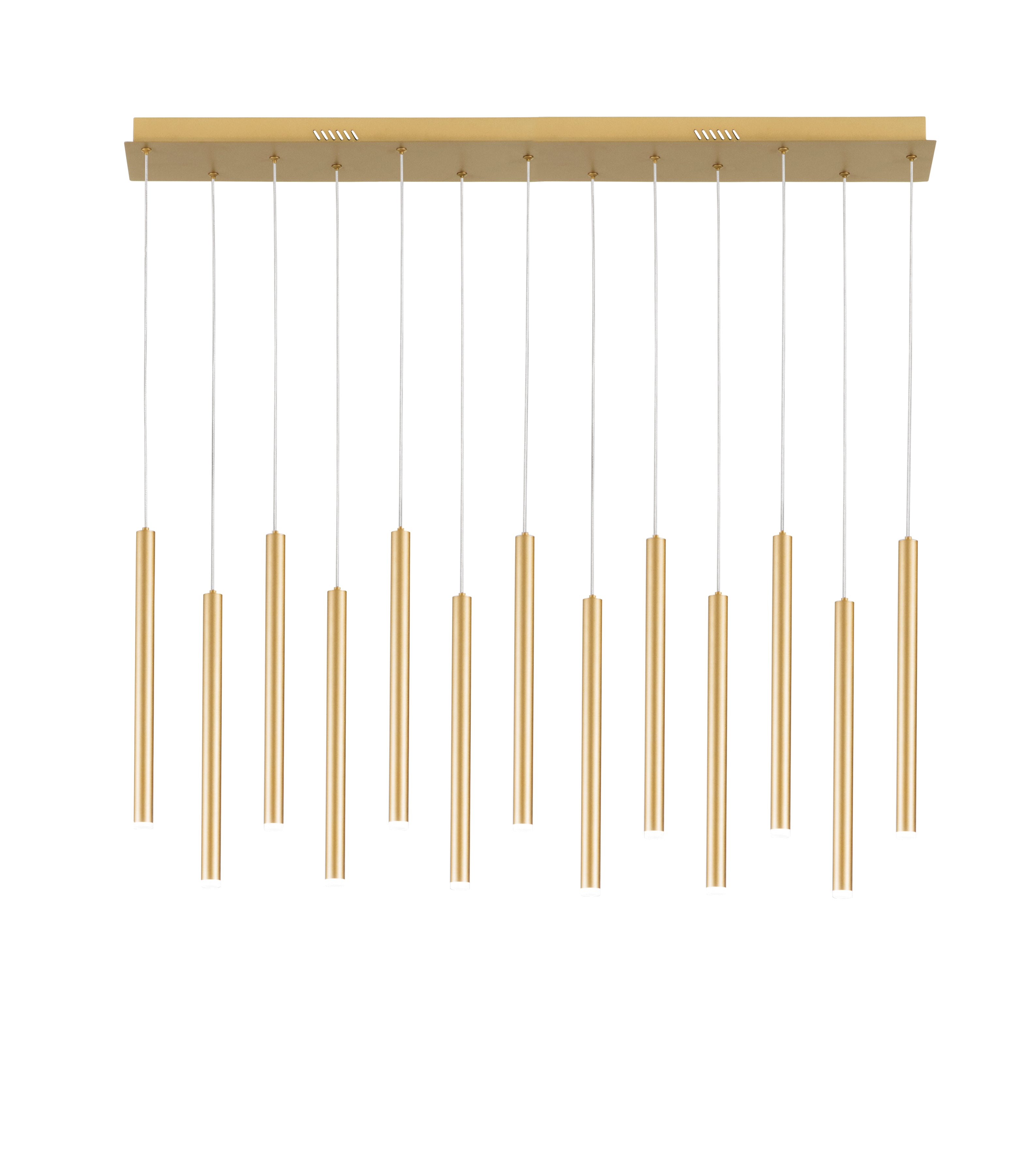 SOSPENSIONE LED PYPE ORO 5W 470LM CCT 2,5X41X200CM - Luce Ambiente e Design