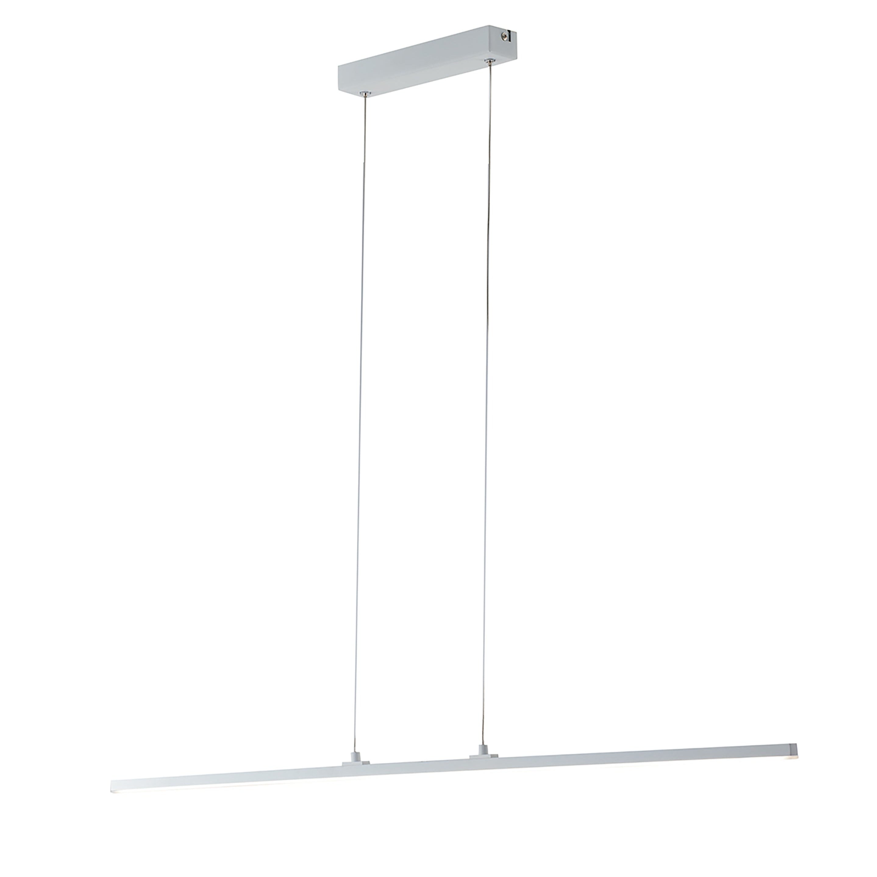 SOSPENSIONE LED SHANGHAI BIANCA 29W 3250LM 3000K 100X1,2X150CM - Luce Ambiente e Design