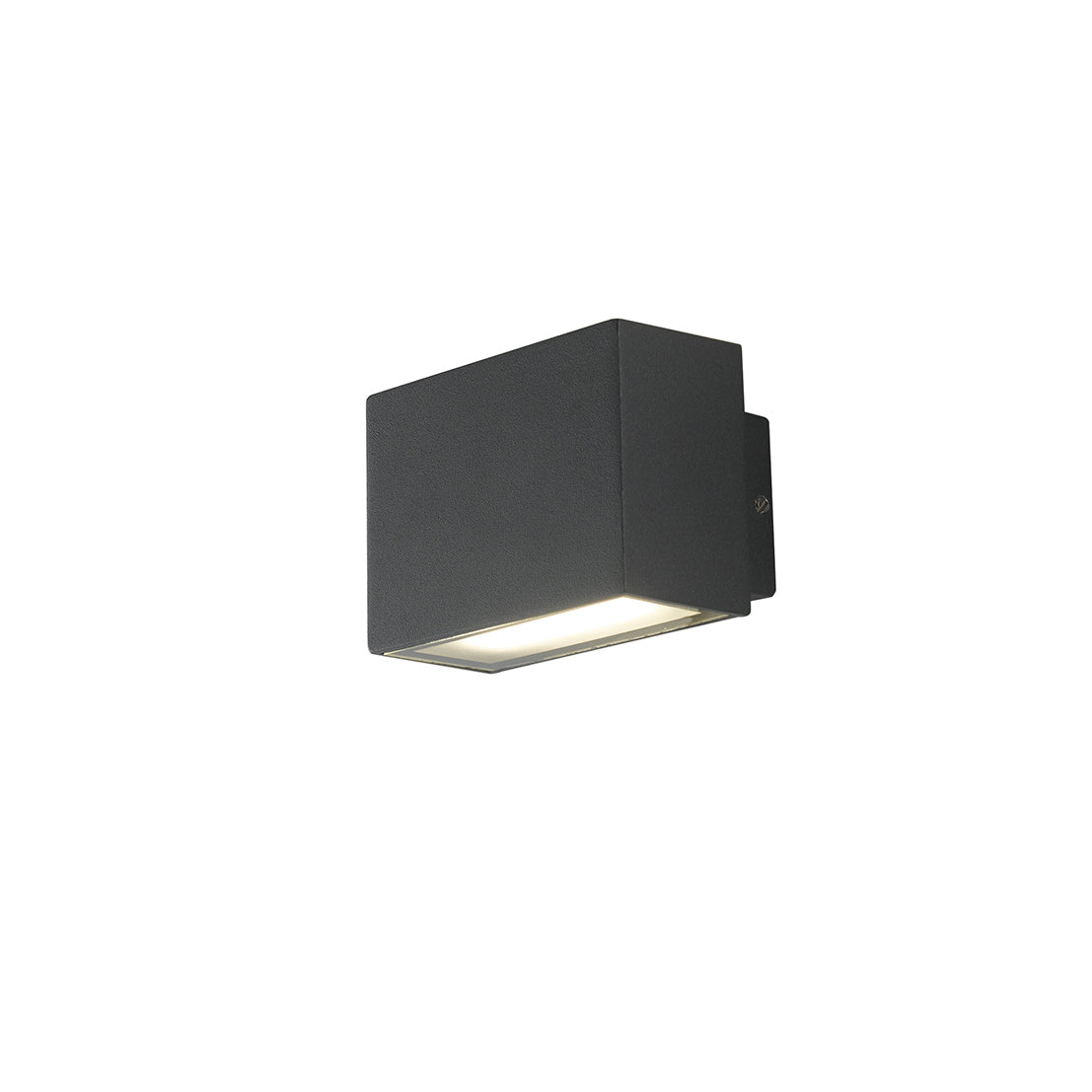 APPLIQUE LED AGERA NERA IN ALLUMINIO 2X8W 1440LM 4000K IP54 6,5X18X7CM - Intec