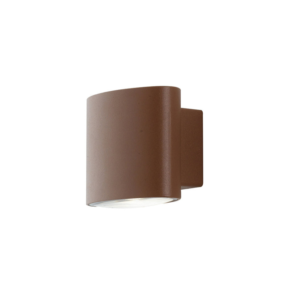 APPLIQUE LED BOXTER BRONZO IN ALLUMINIO 2X4W 960LM CCT IP44 10X12,9X8,5CM - Intec