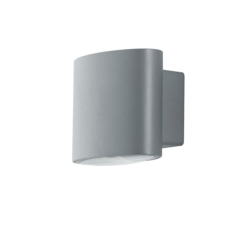 APPLIQUE LED BOXTER ARGENTO IN ALLUMINIO 2X4W 960LM CCT IP44 10X12,9X8,5CM - Intec