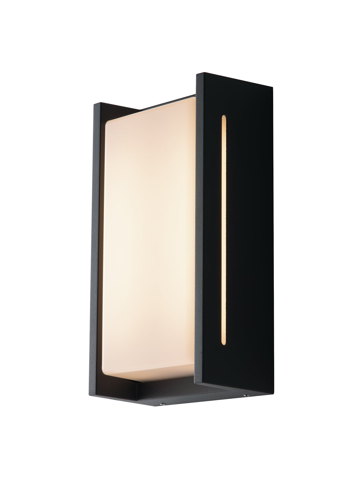APPLIQUE LED COMPACT ANTRACITE IN ALLUMINIO E POLICARBONATO 18W 2260LM CCT IP54 24X13X8CM - Intec
