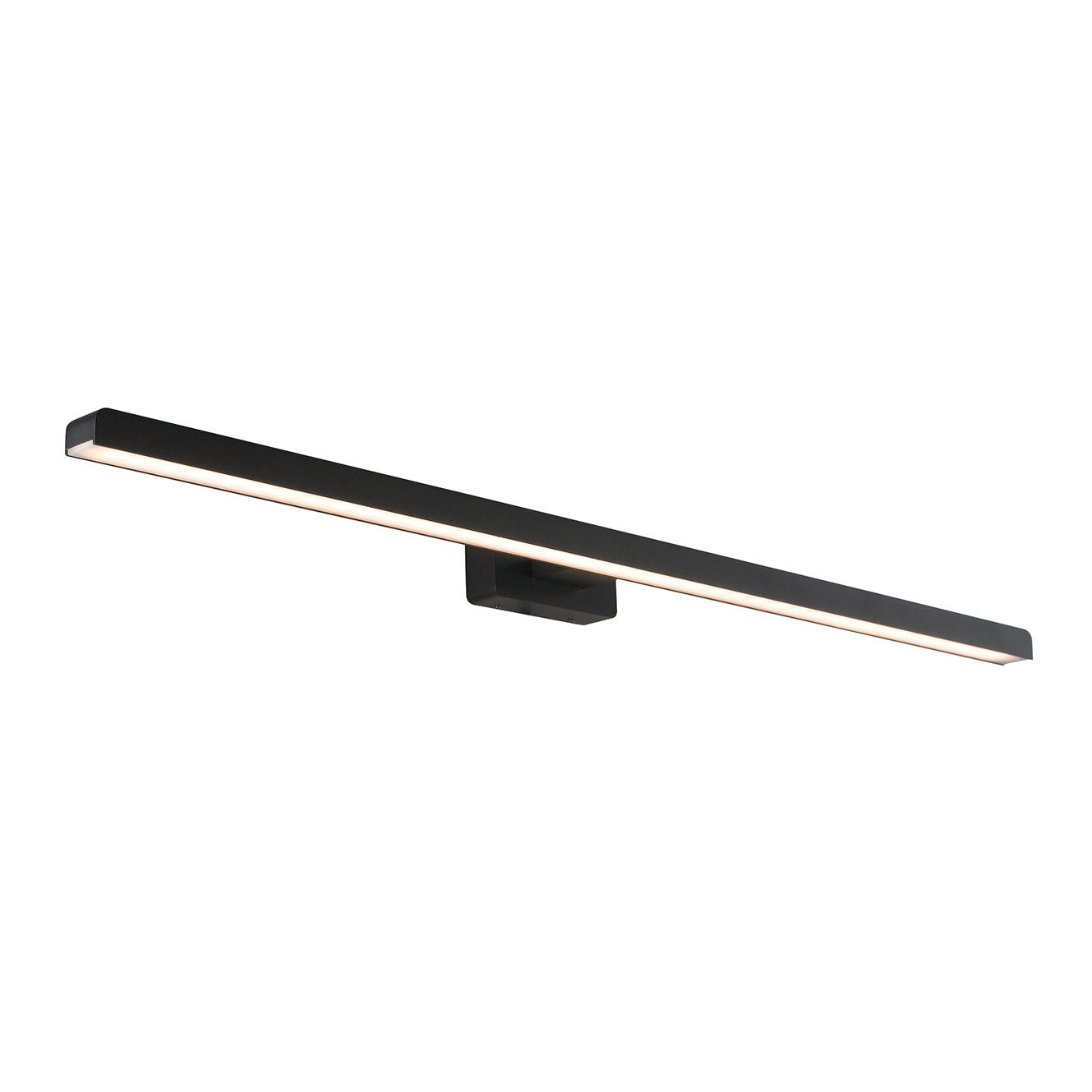 APPLIQUE LED LANCER NERA IN ALLUMINIO 13W 1000LM 4000K IP54 4X75X9CM - Intec