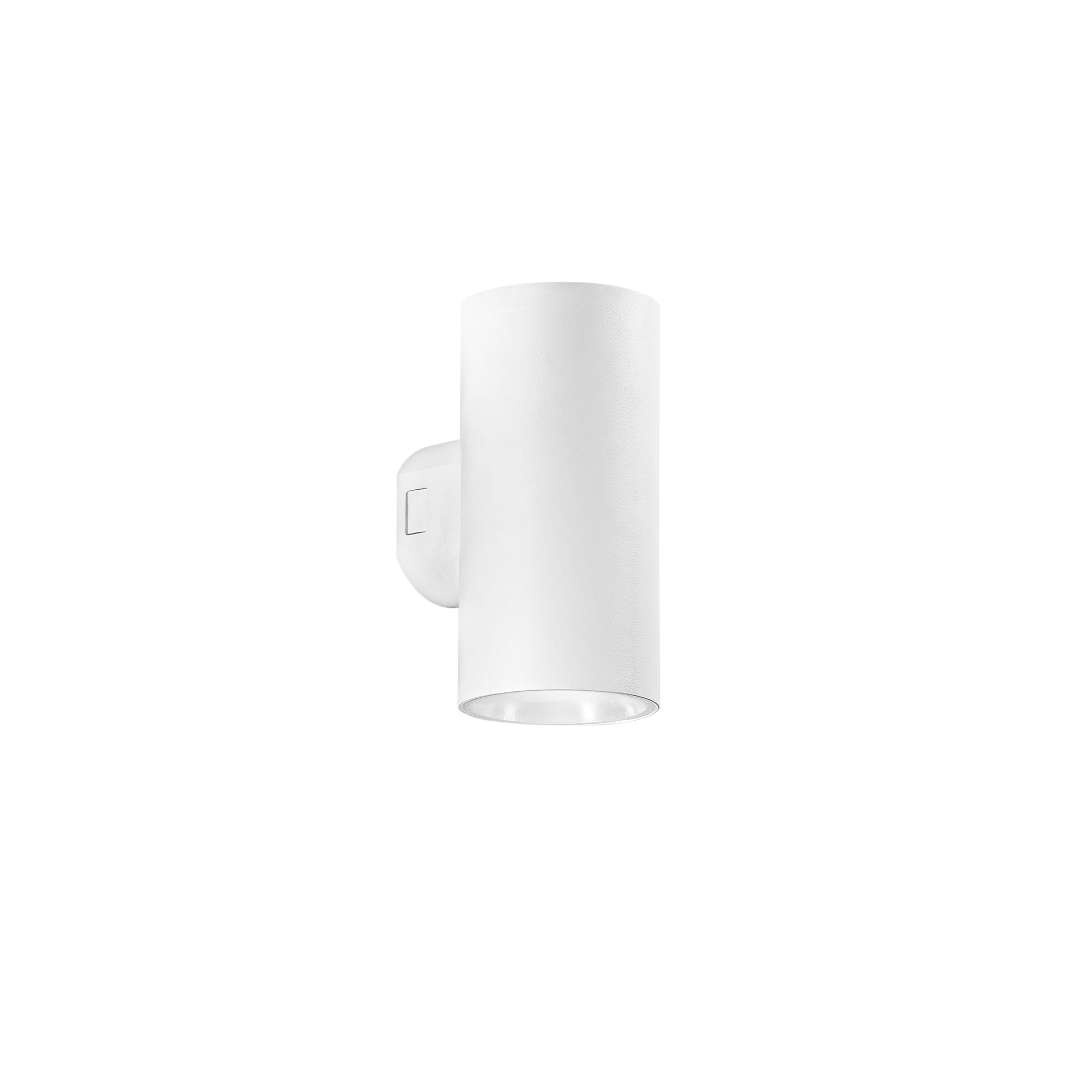 APPLIQUE LED POLO IN POLICARBONATO BIANCO 2X 8W 1600LM CCT IP65 16,2X7,8X9, 9CM - Intec