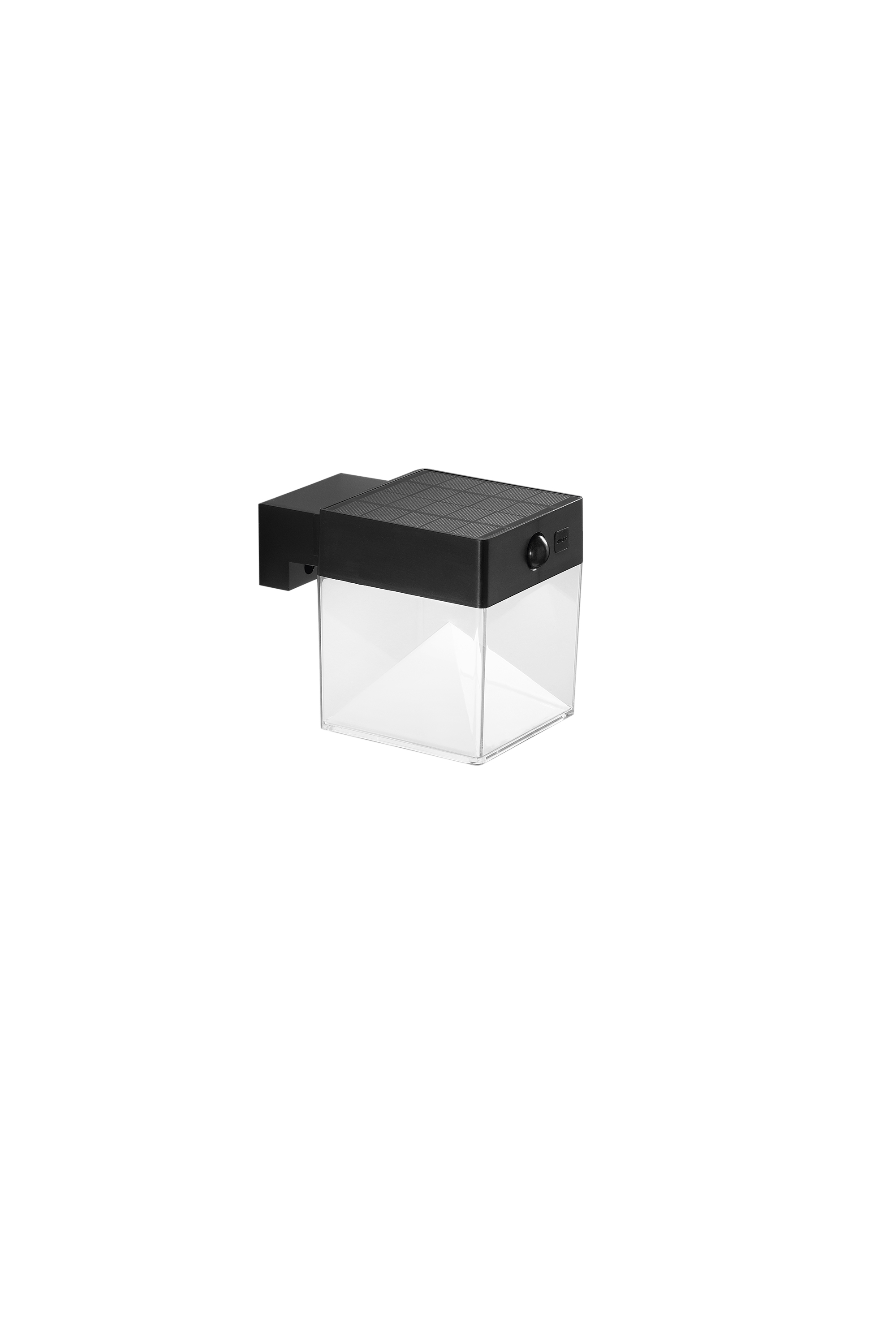 APPLIQUE LED GIZAH QUADRATA 500LM 4000K CON PANNELLO SOLARE E SENSORE IP54 - Intec
