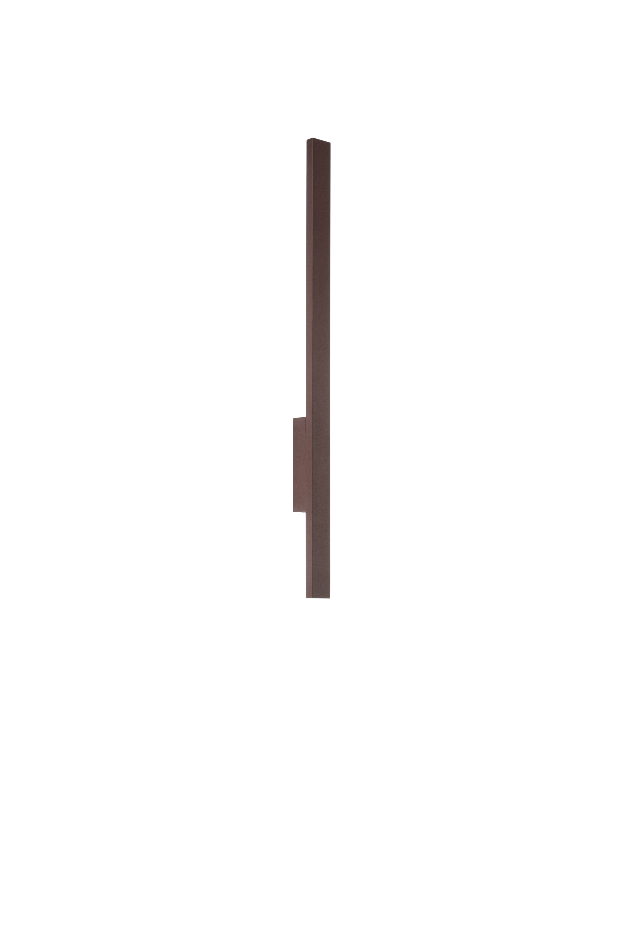 APPLIQUE LED HERCULES CORTEN IN ALLUMINIO E DIFFUSORE IN PC 23W 3500LM CCT 2700/3300/4000K IP65 60X55X1000MM - Intec