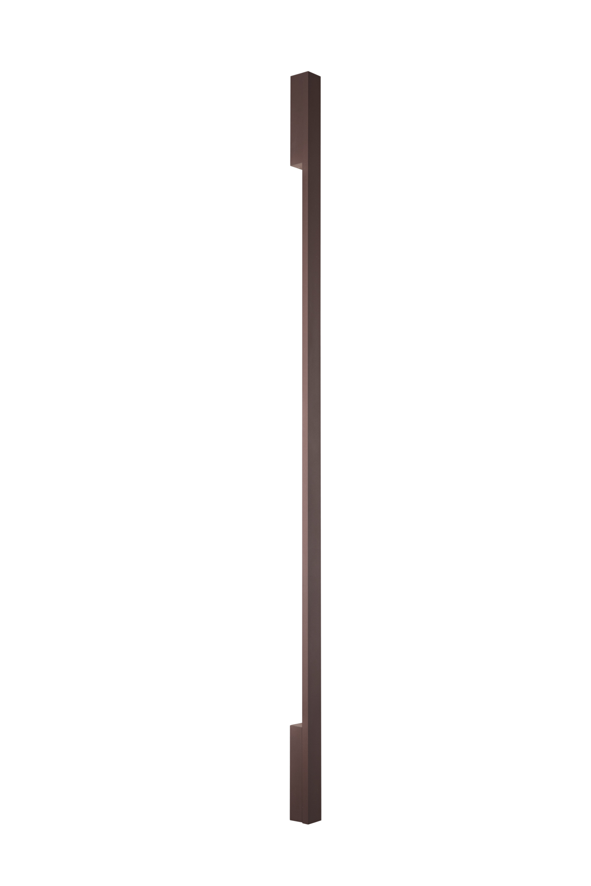 APPLIQUE LED HERCULES CORTEN IN ALLUMINIO E DIFFUSORE IN PC 47W 6800LM CCT 2700/3500/4000K IP65 60X55X2000MM - Intec