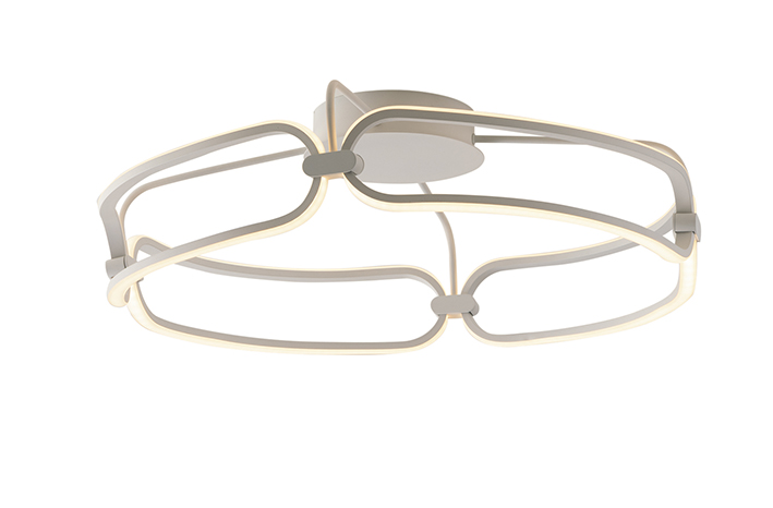 PLAFONIERA LED INFINITY BIANCA 49W 4400LM 4000K 57X57X17CM - Luce Ambiente e Design