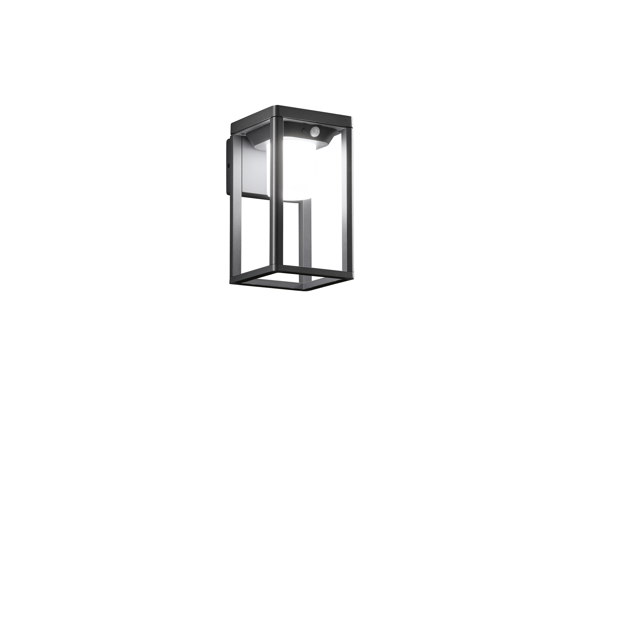 APPLIQUE LED KYOTO ANTRACITE IN ALLUMINIO 2,5W 300LM 4000K IP44 25X14,2X15,7CM - Intec