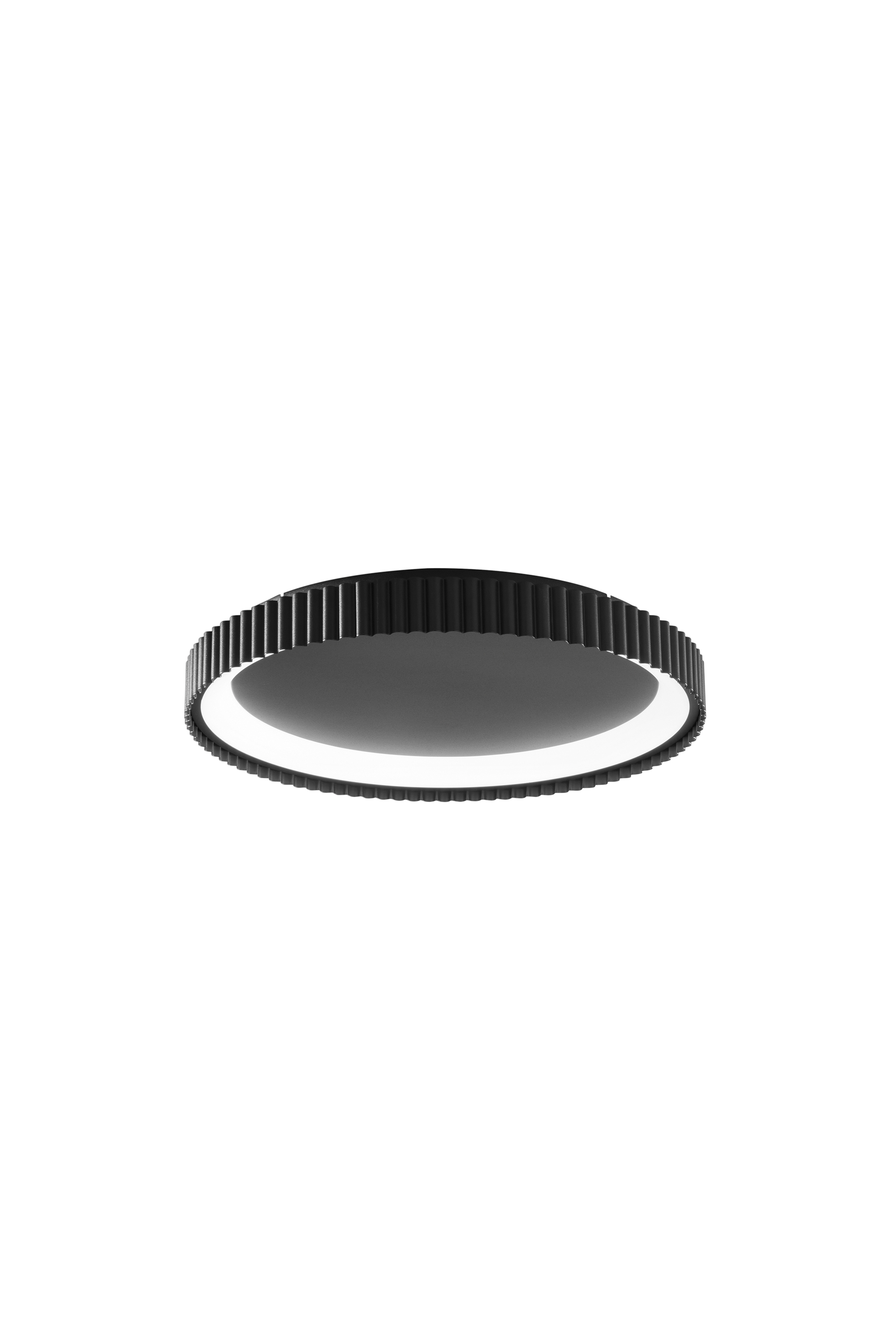 PLAFONIERA LED NIKE NERA IN METALLO 40W 5840LM DIP-CCT 2700/3200/4000K D49,5XH5CM - Luce Ambiente e Design